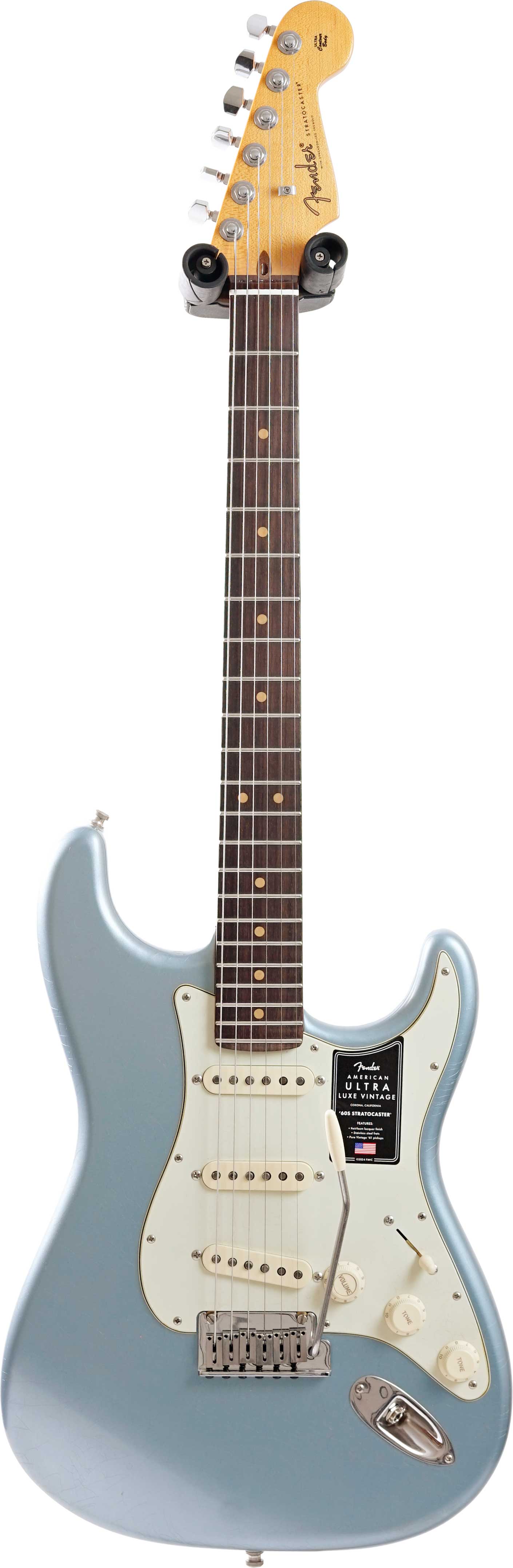 Fender American Ultra Luxe Vintage 60s Stratocaster Ice Blue Metallic #US25002909