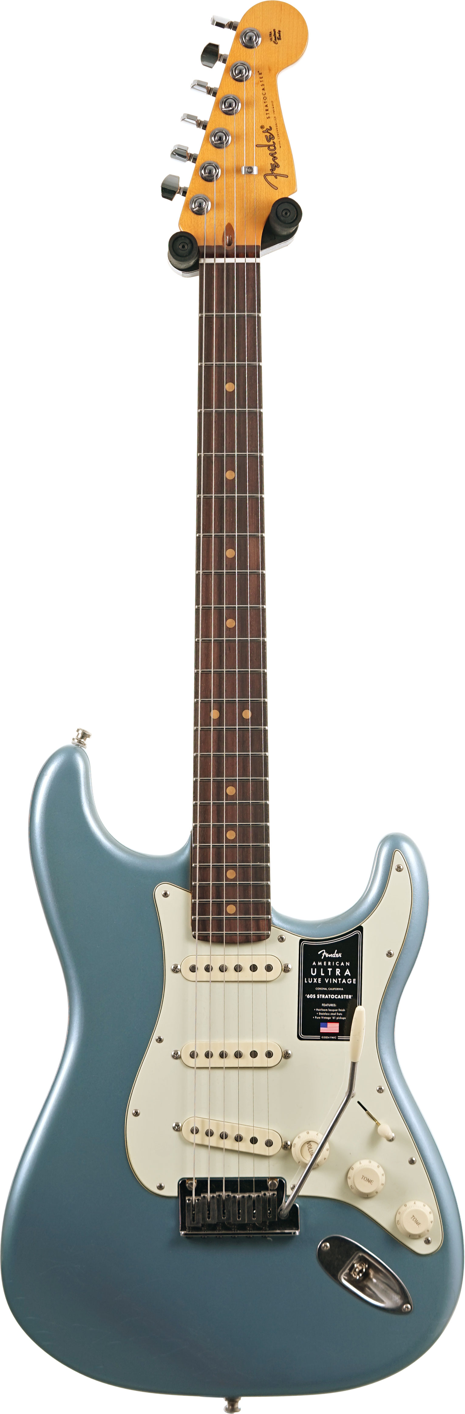 Fender American Ultra Luxe Vintage 60s Stratocaster Ice Blue Metallic (Nearly New) #US25004294