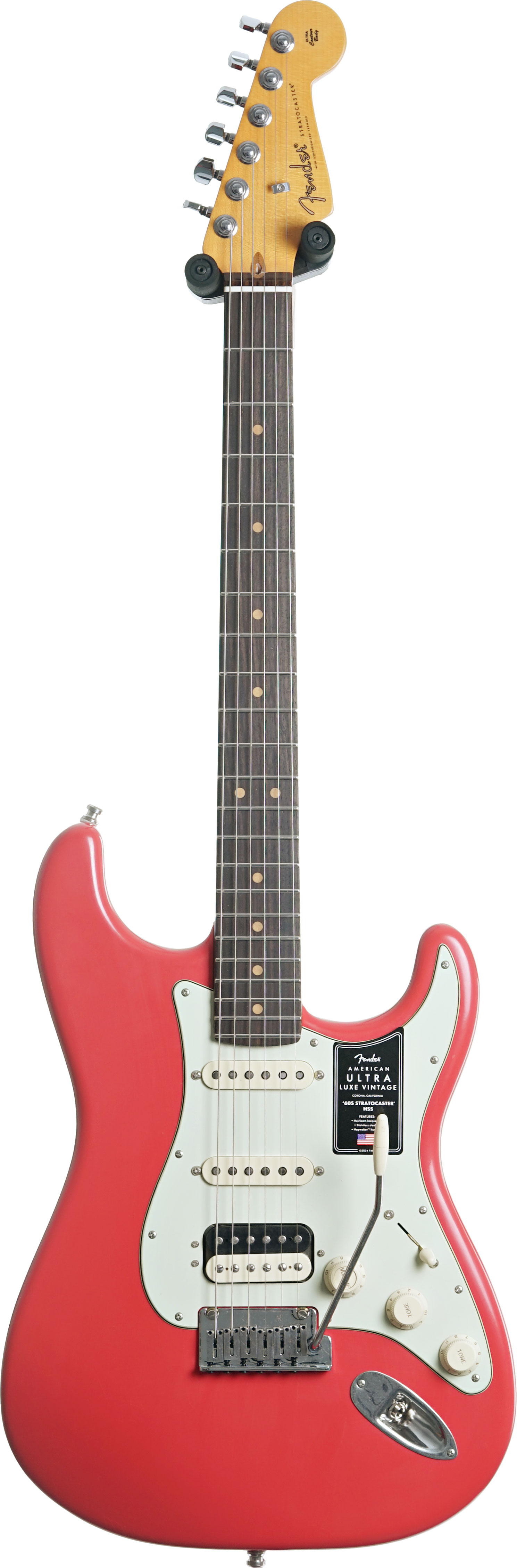 Fender American Ultra Luxe Vintage 60s Stratocaster HSS Fiesta Red #US25005082