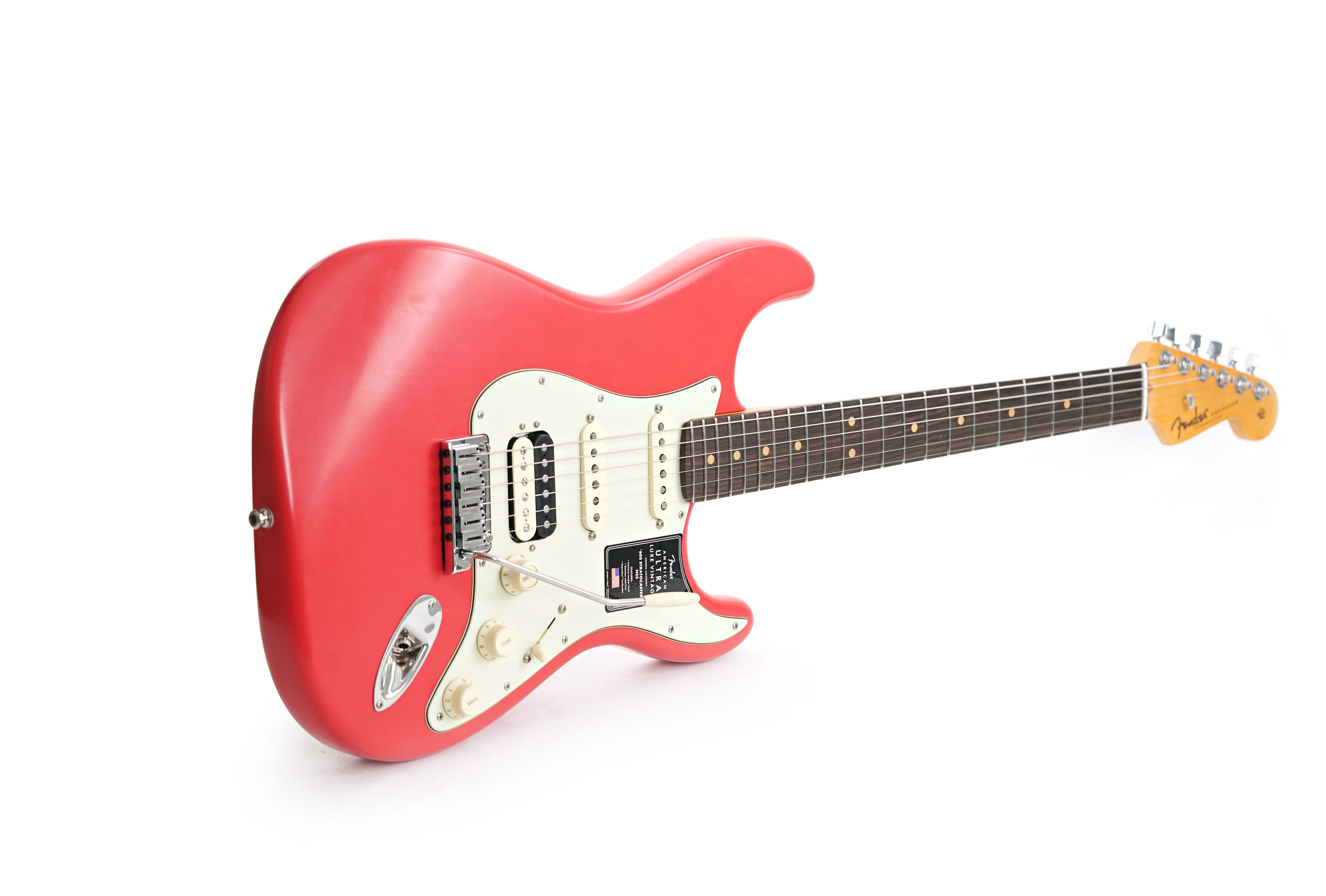 Fender American Ultra Luxe Vintage 60s Stratocaster HSS Fiesta Red #US25005082