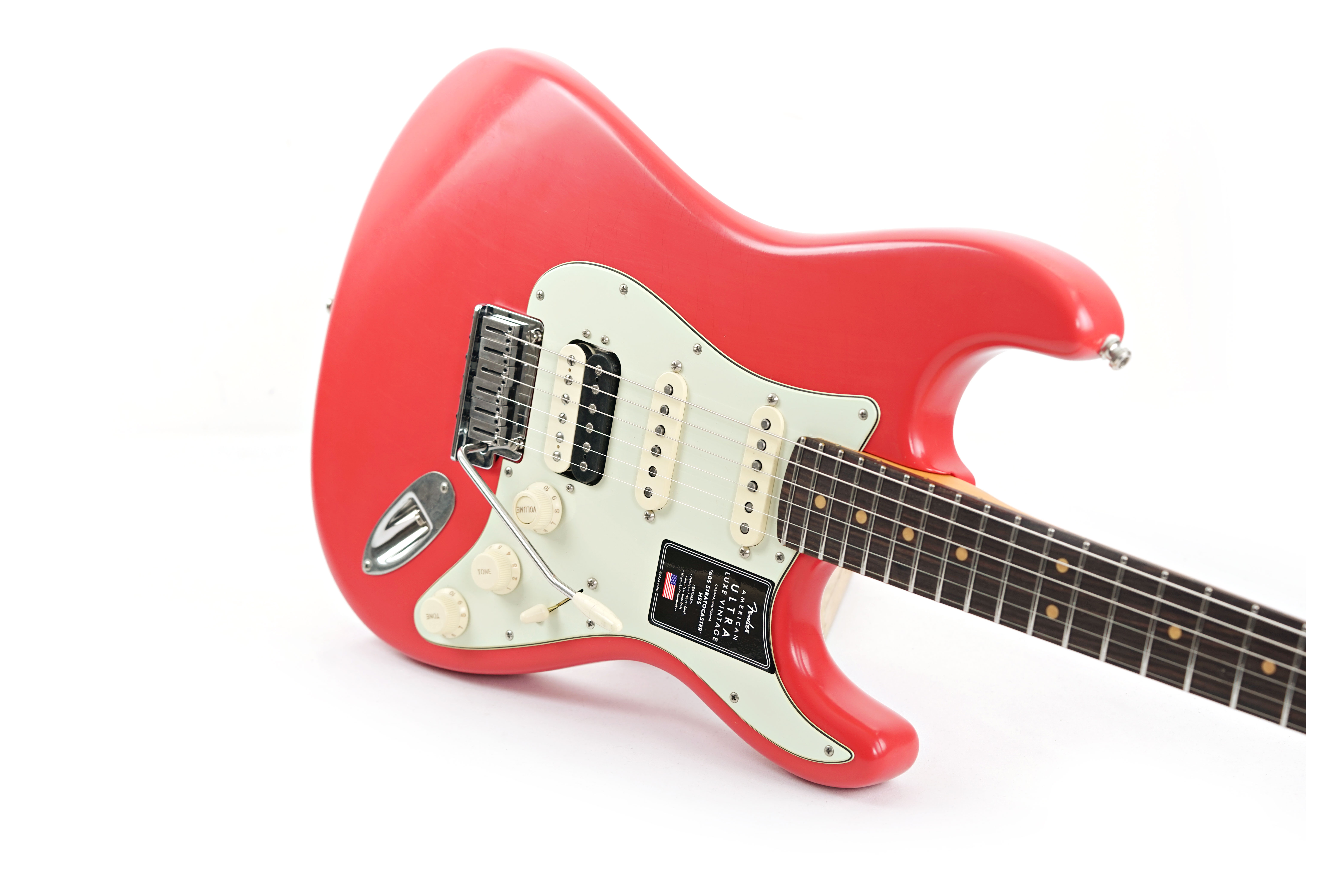 Fender American Ultra Luxe Vintage 60s Stratocaster HSS Fiesta Red #US25005082