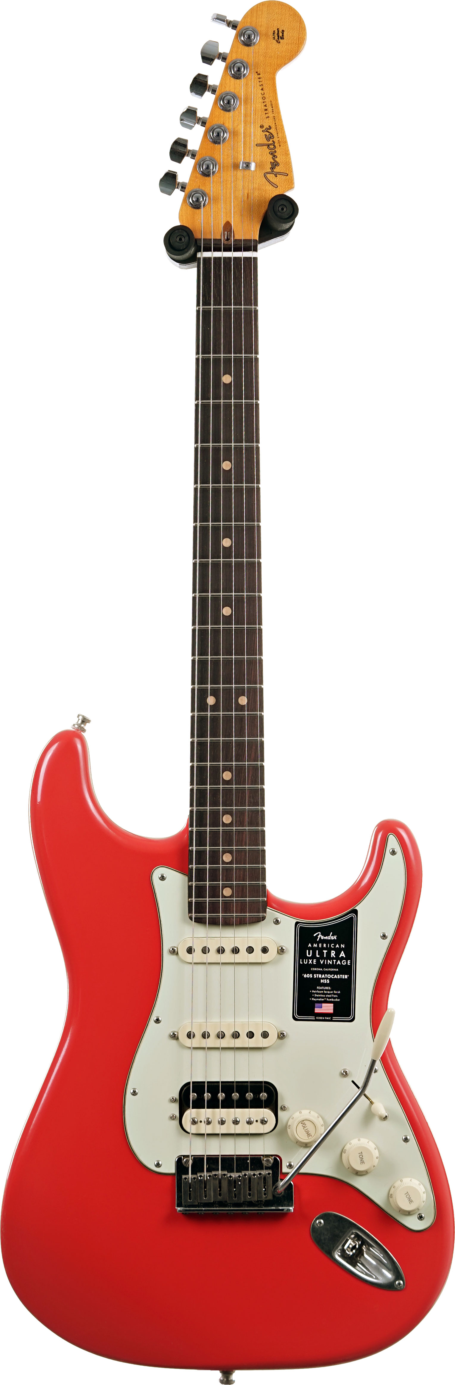 Fender American Ultra Luxe Vintage 60s Stratocaster HSS Fiesta Red #US25034389
