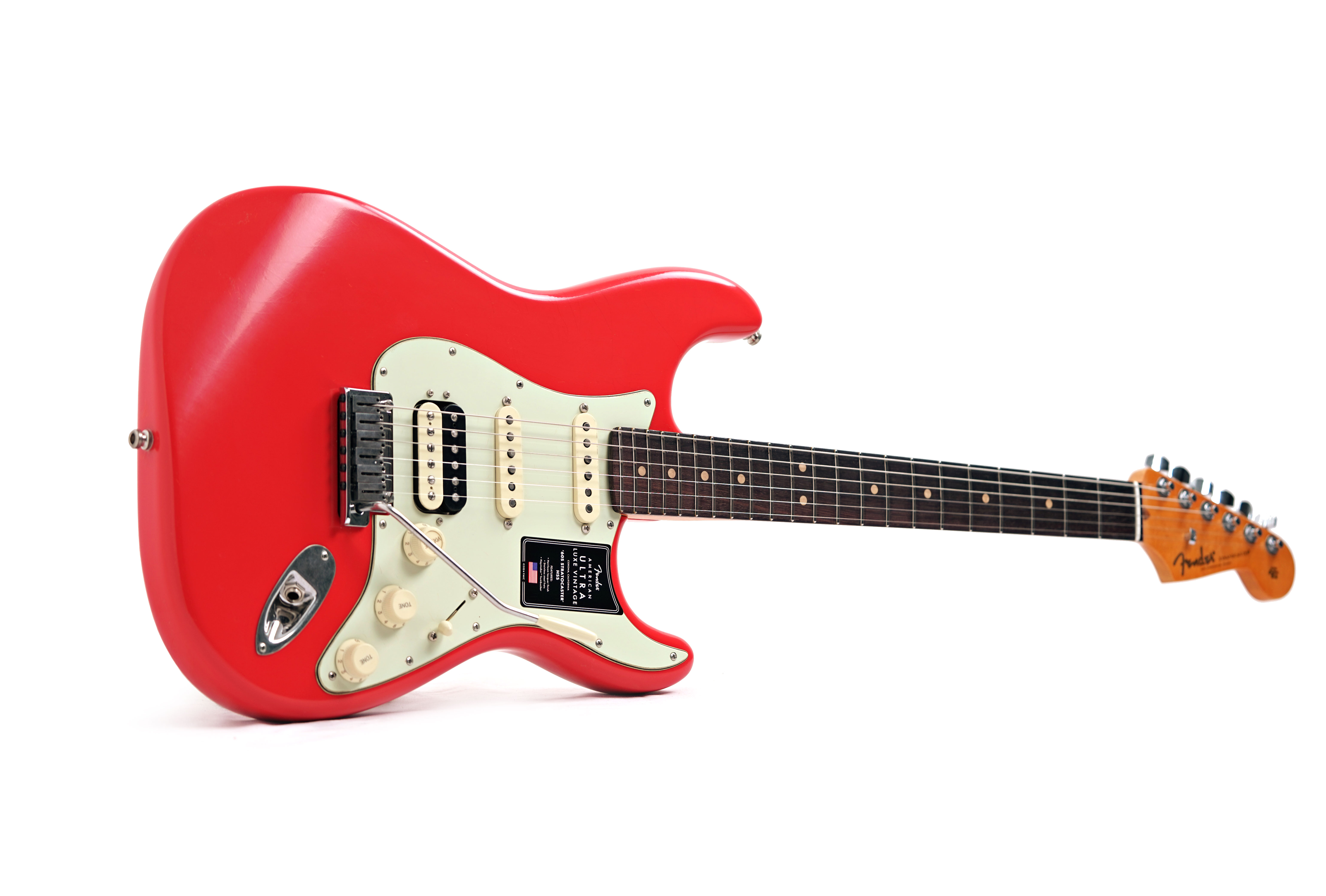 Fender American Ultra Luxe Vintage 60s Stratocaster HSS Fiesta Red #US25034389