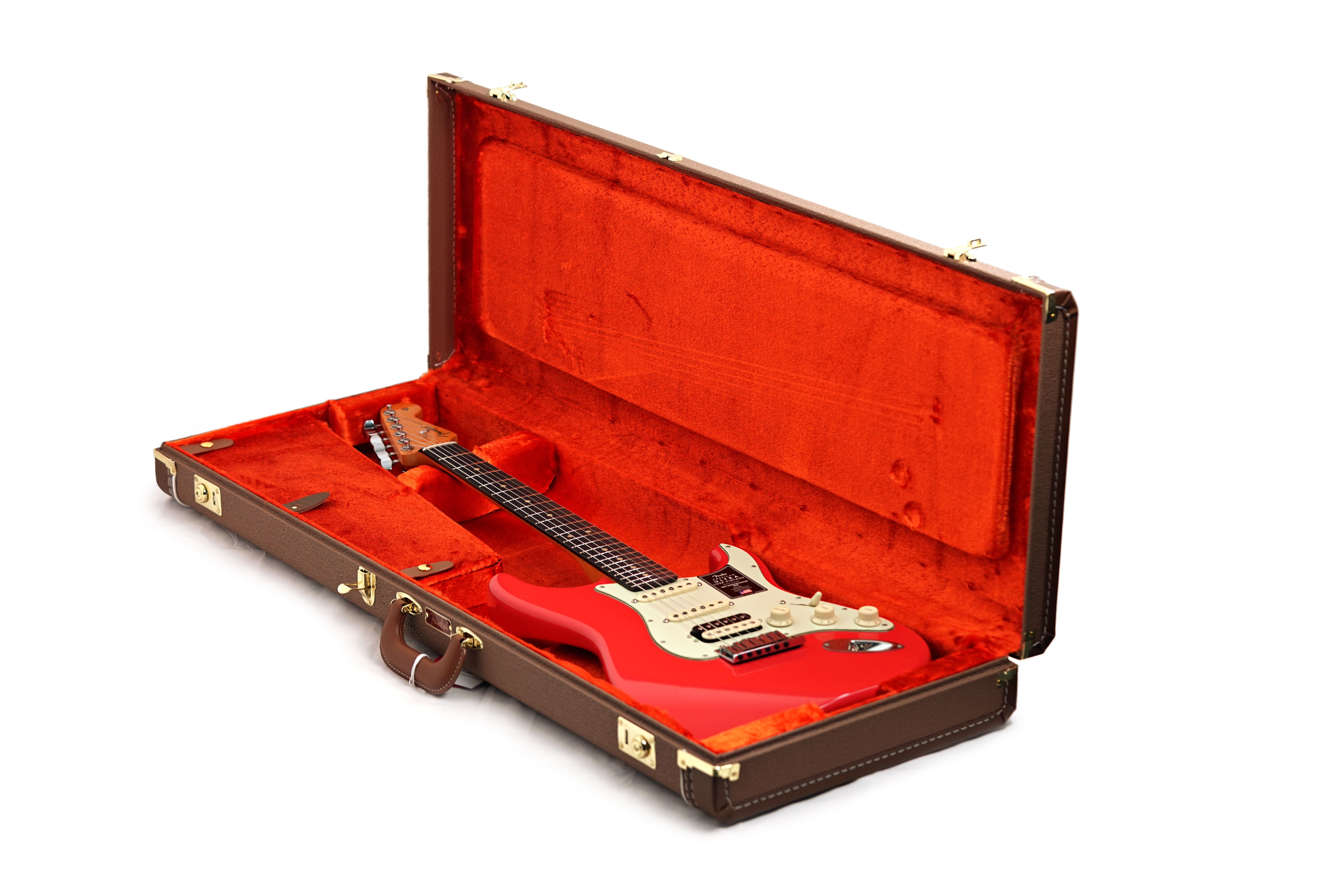 Fender American Ultra Luxe Vintage 60s Stratocaster HSS Fiesta Red #US25034389