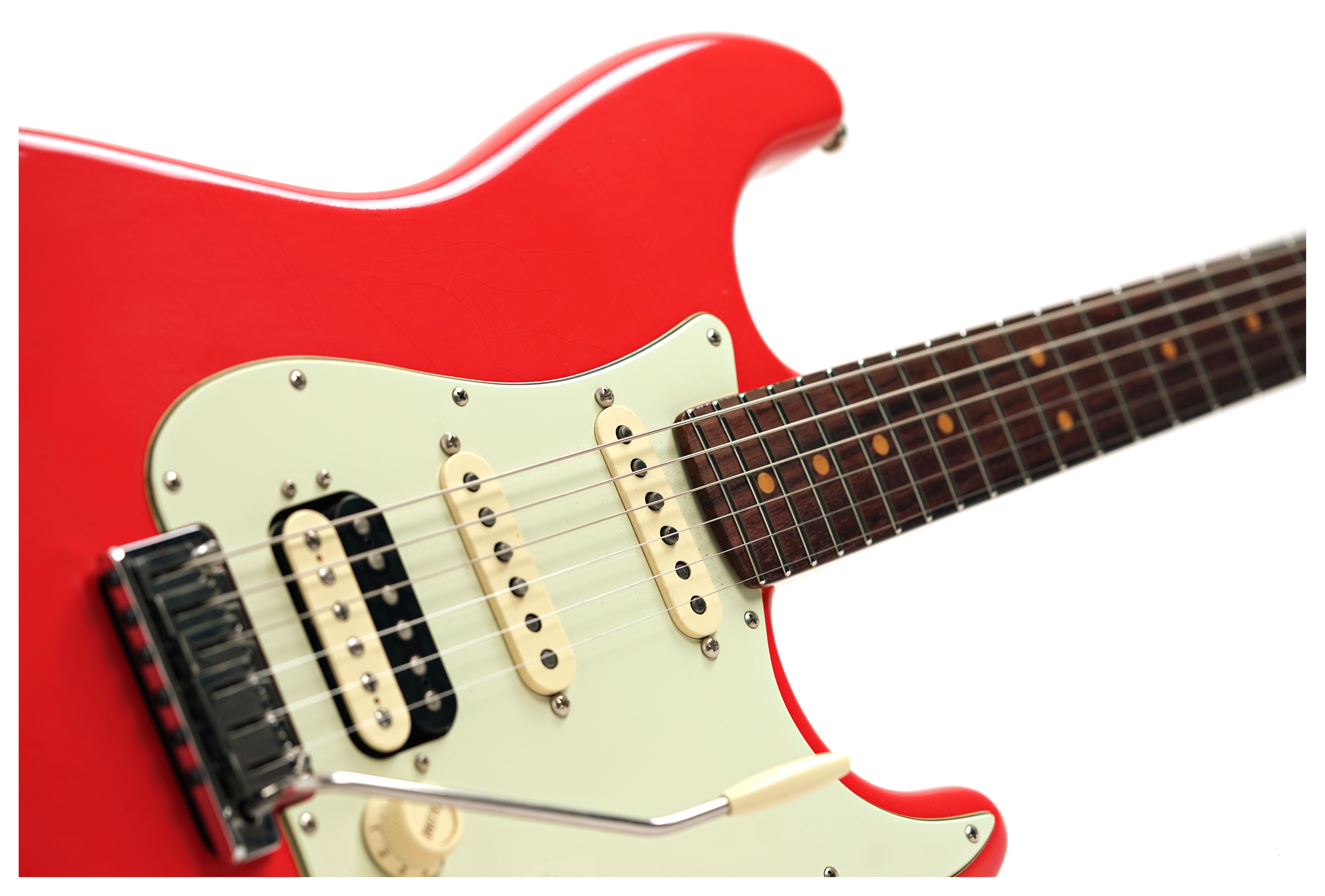 Fender American Ultra Luxe Vintage 60s Stratocaster HSS Fiesta Red (Nearly New) #US25015290