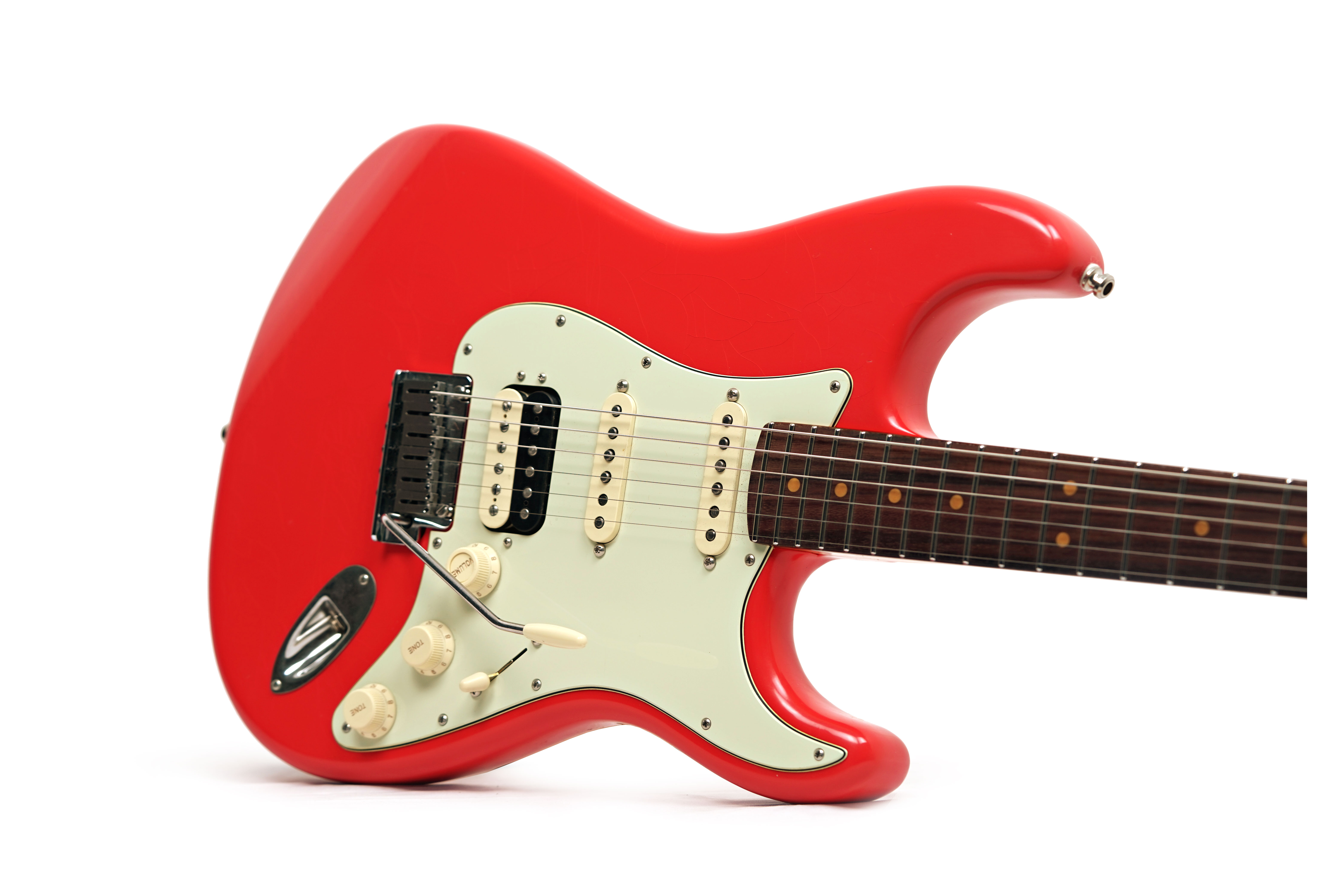 Fender American Ultra Luxe Vintage 60s Stratocaster HSS Fiesta Red (Nearly New) #US25015290