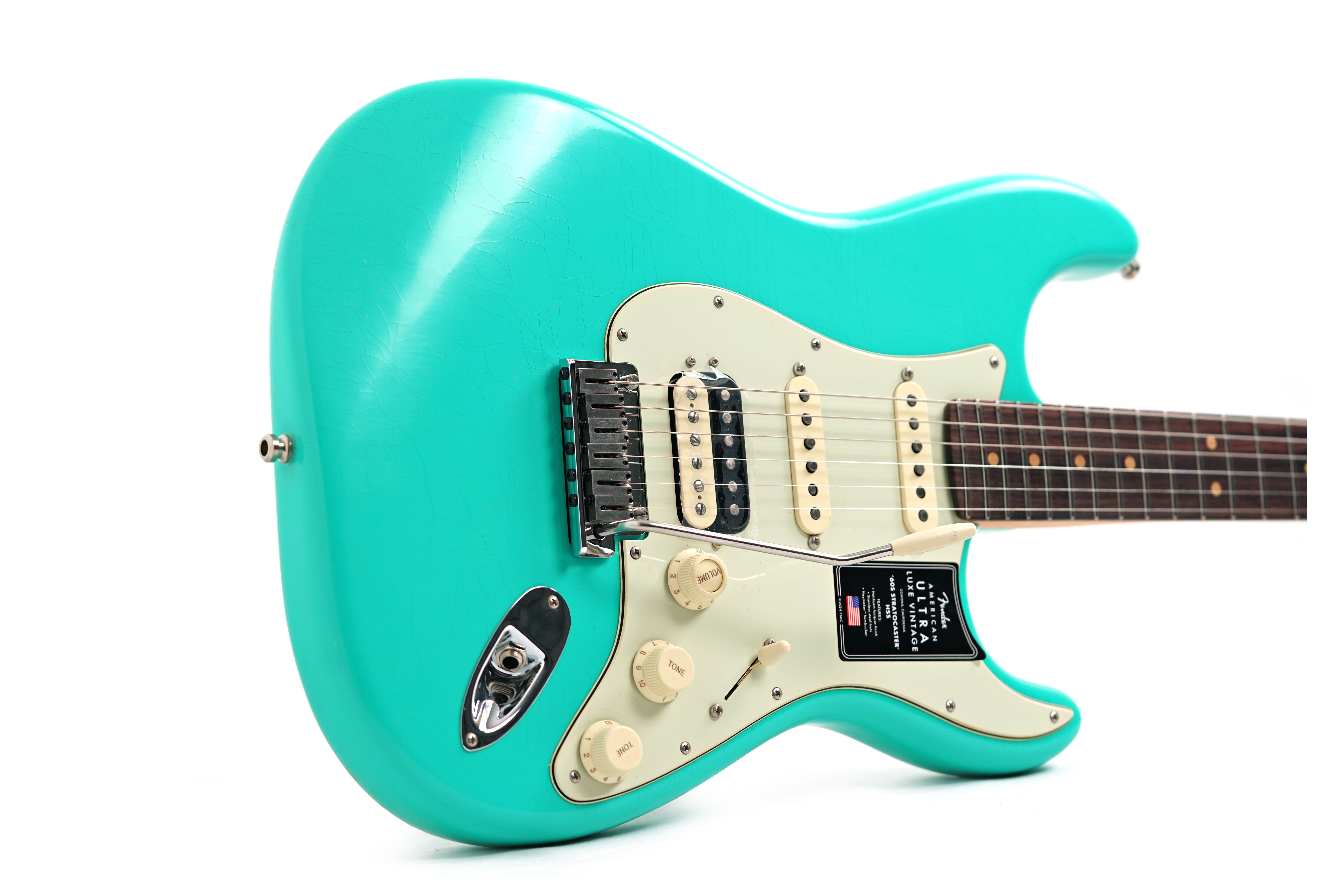 Fender Ultra Luxe Vintage 60s Stratocaster HSS Sea Foam Green #US25007365