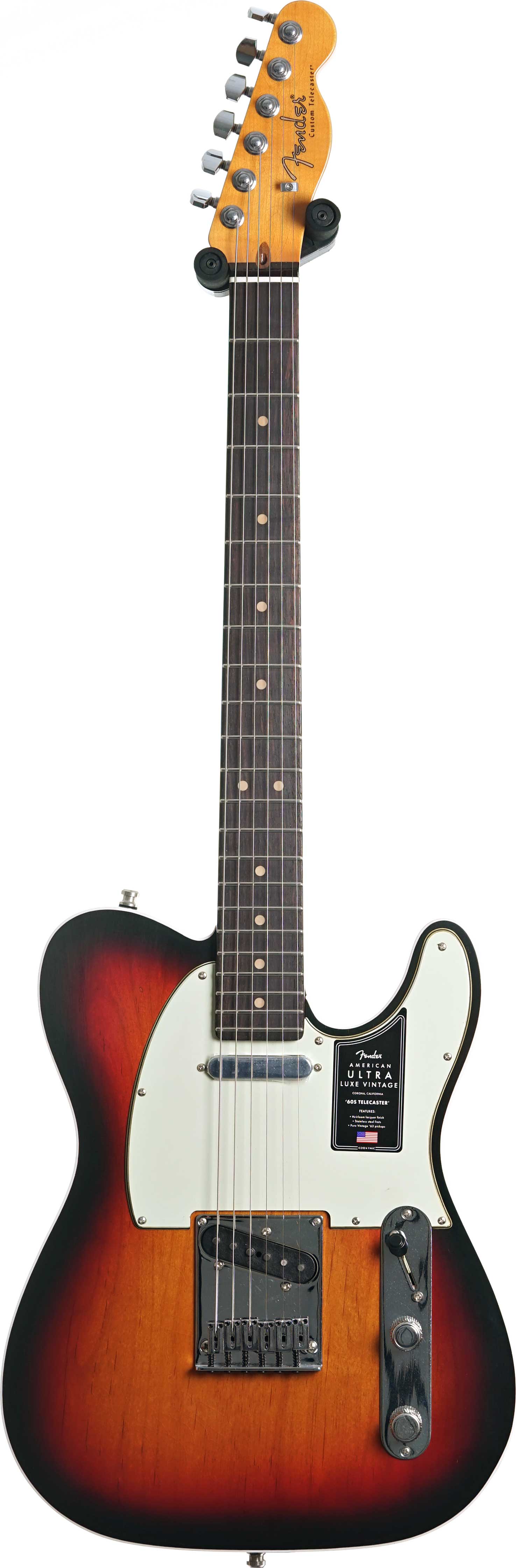 Fender American Ultra Luxe Vintage 60s Custom Telecaster 3 Colour Sunburst #US25007519