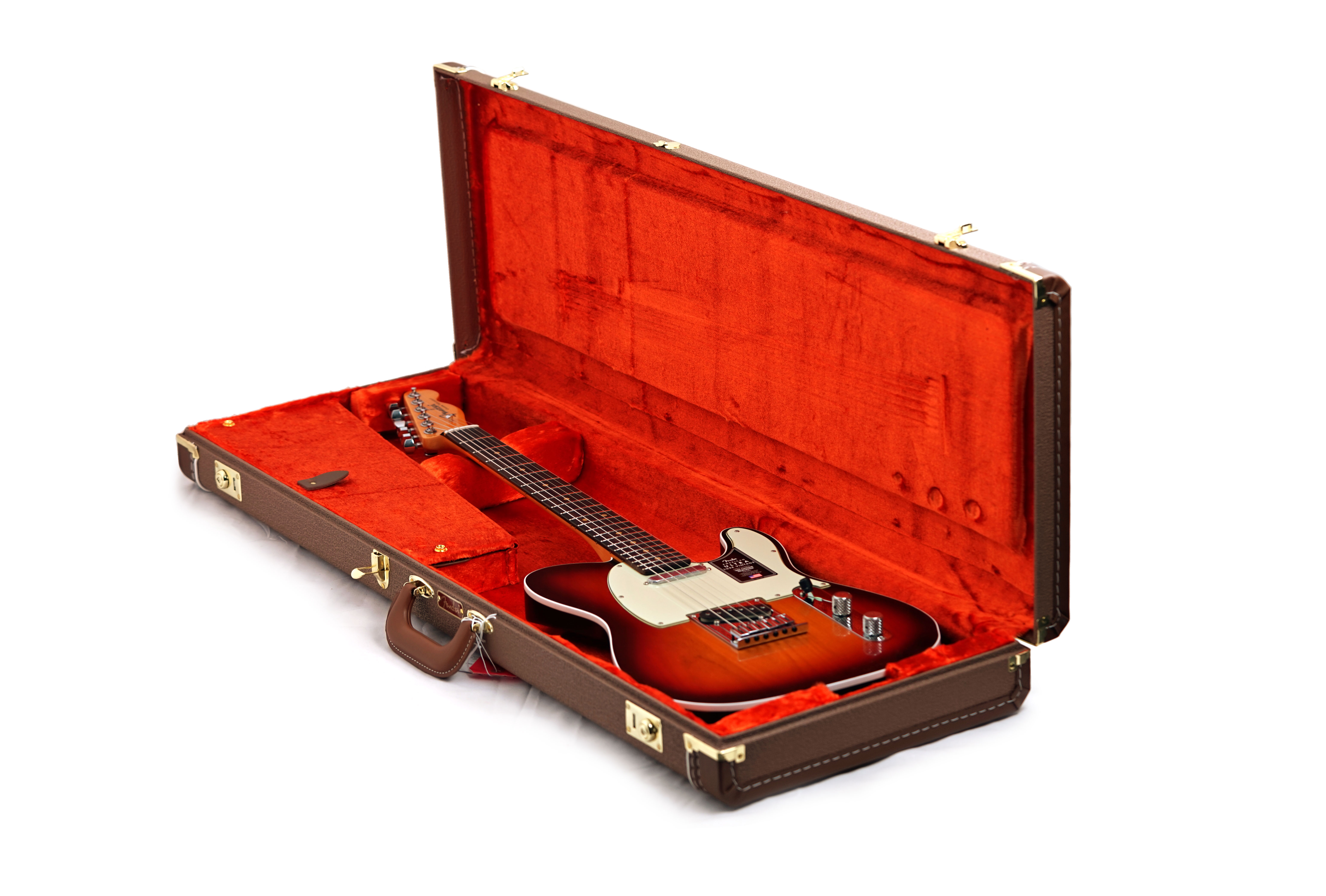 Fender American Ultra Luxe Vintage 60s Custom Telecaster 3 Colour Sunburst #US25024056