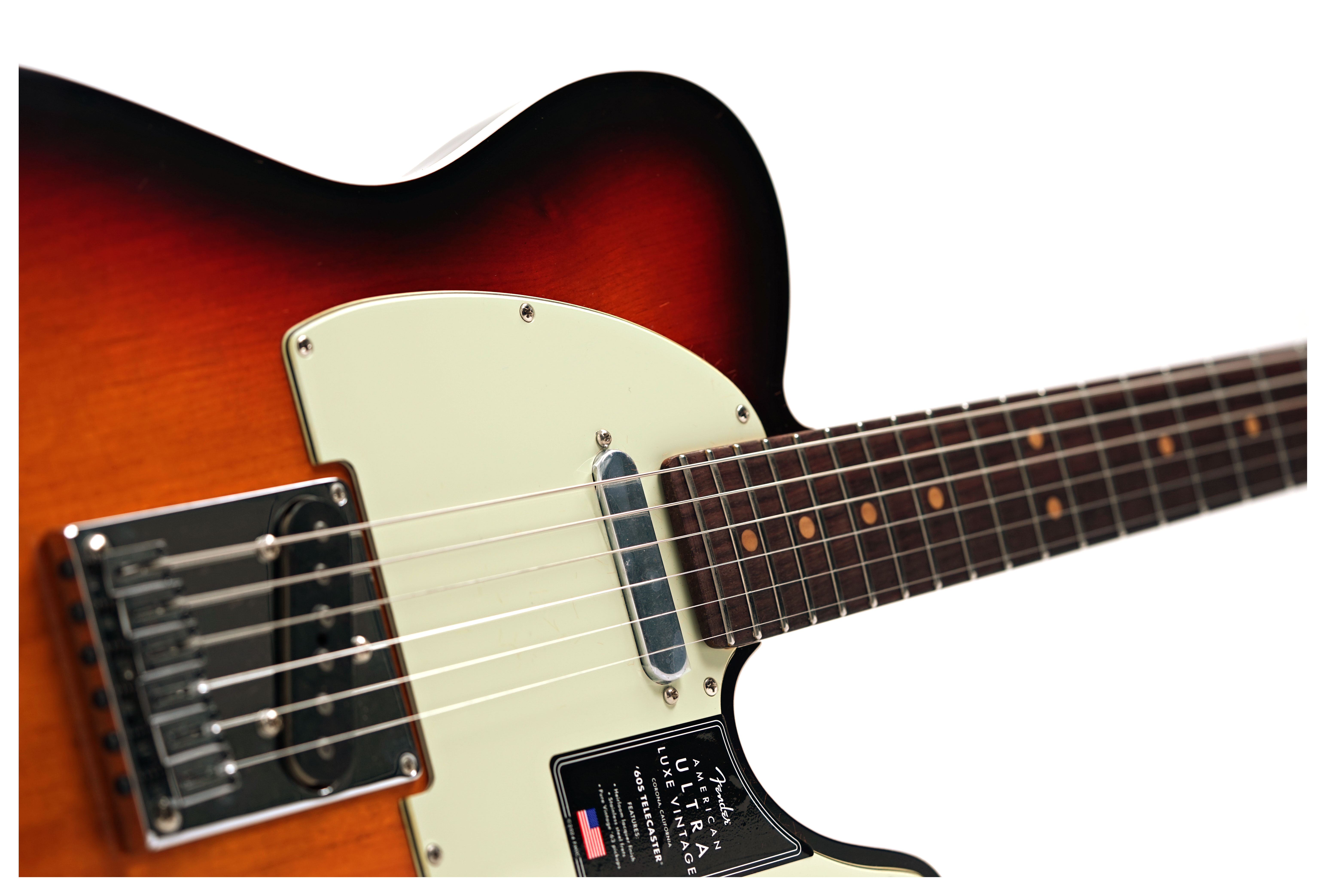 Fender American Ultra Luxe Vintage 60s Custom Telecaster 3 Colour Sunburst (Nearly New) #US25007490