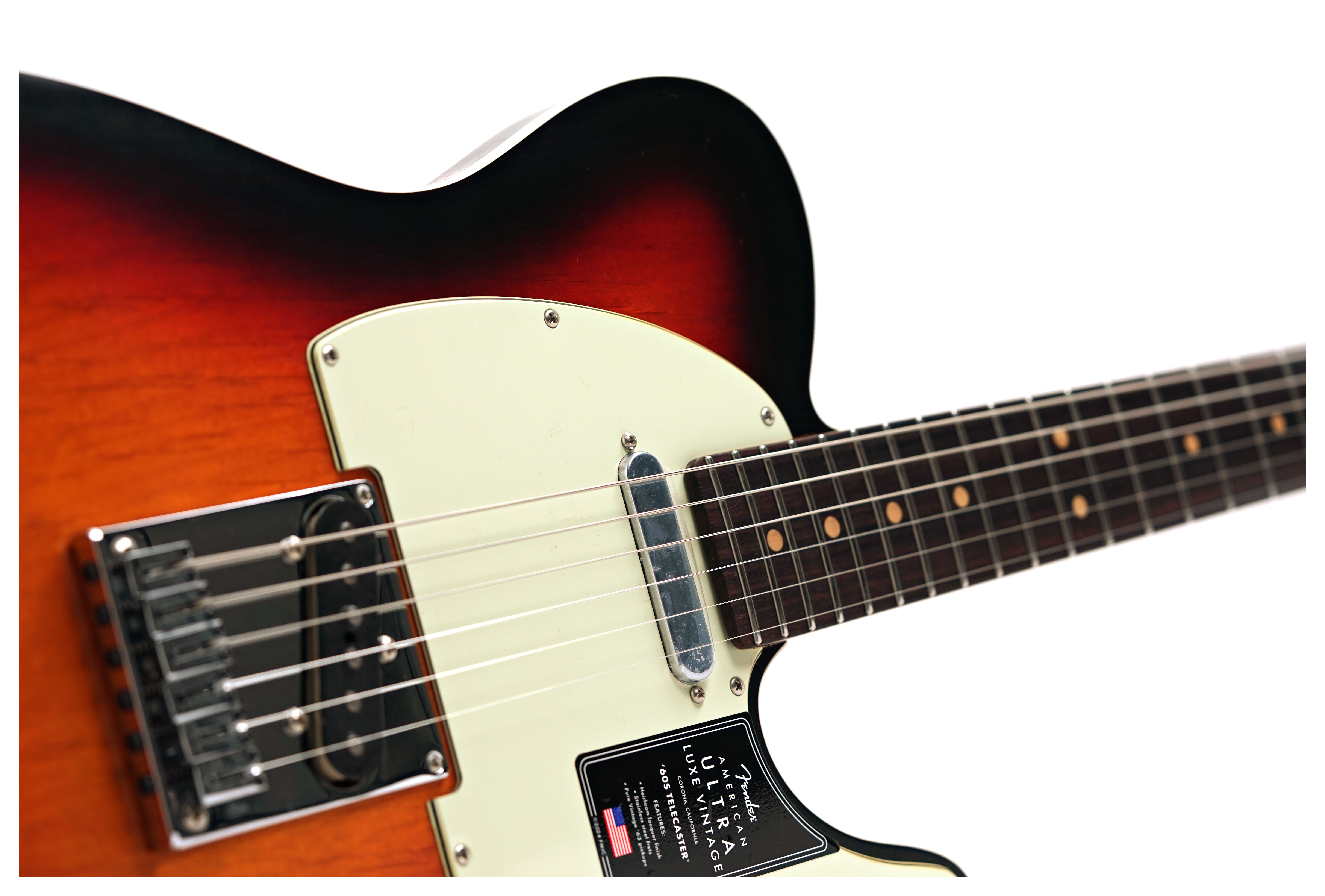 Fender American Ultra Luxe Vintage 60s Custom Telecaster 3 Colour Sunburst (Nearly New) #US25000097