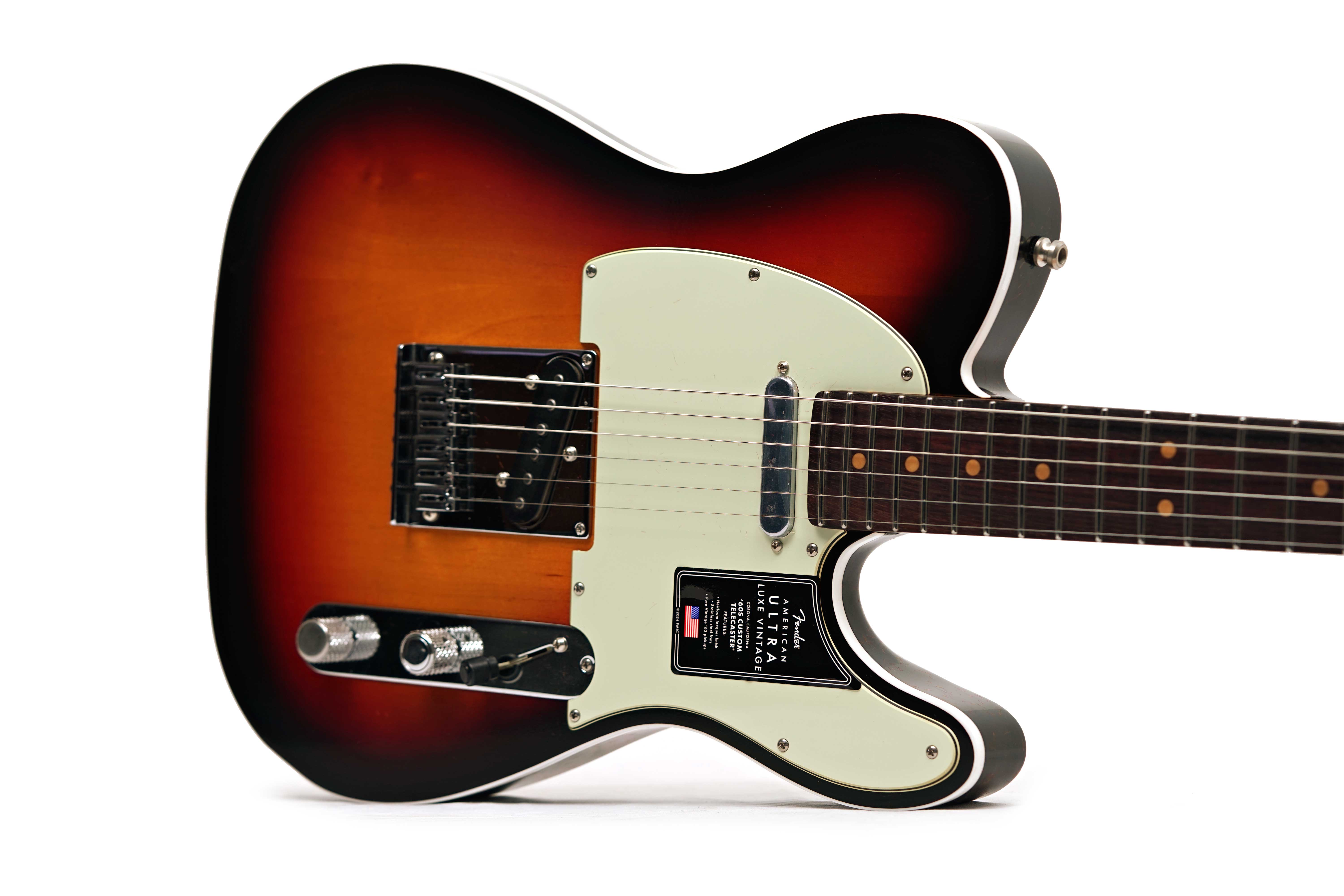 Fender American Ultra Luxe Vintage 60s Custom Telecaster 3 Colour Sunburst #US25020549