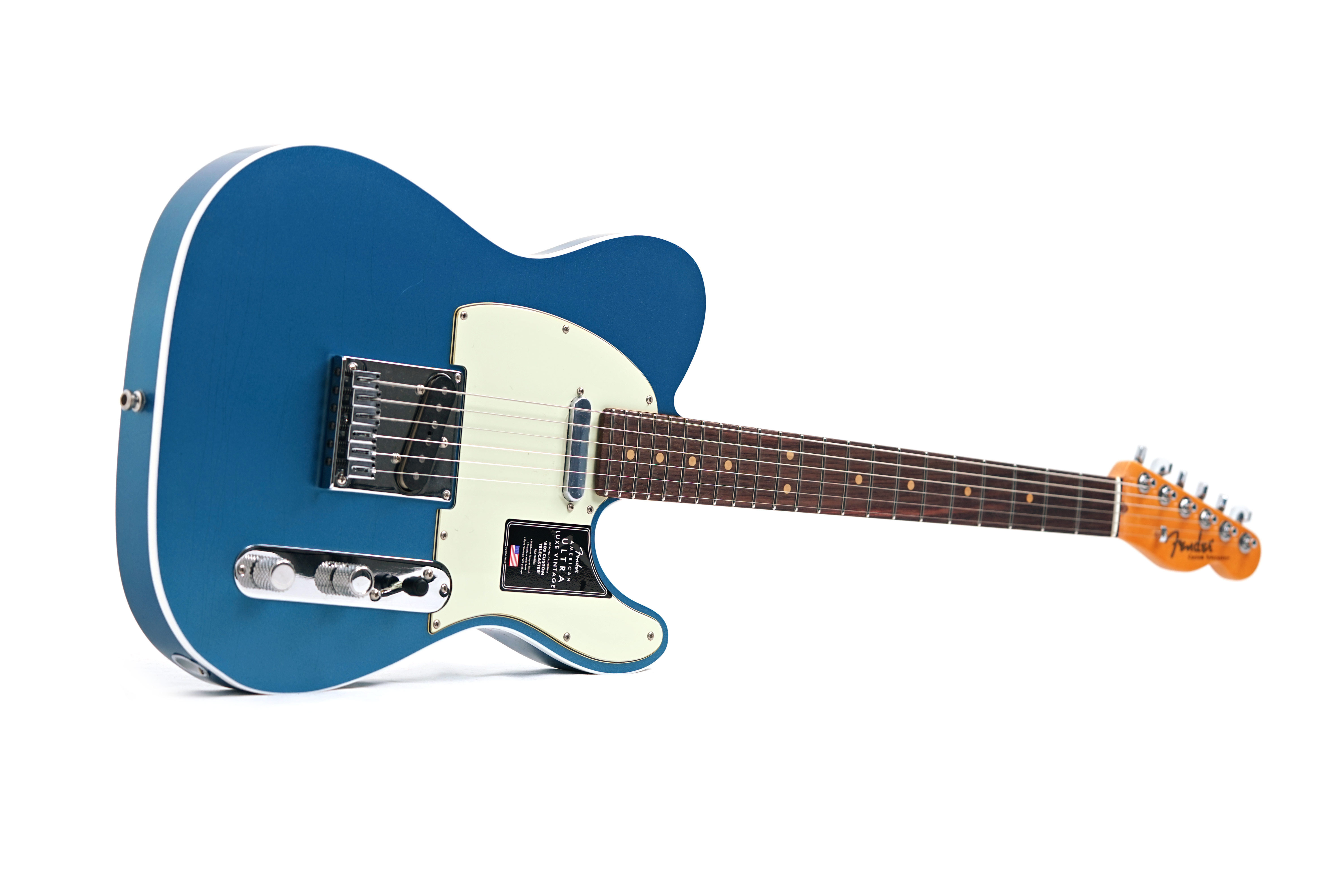 Fender American Ultra Luxe Vintage 60s Custom Telecaster Lake Placid Blue #US25022688