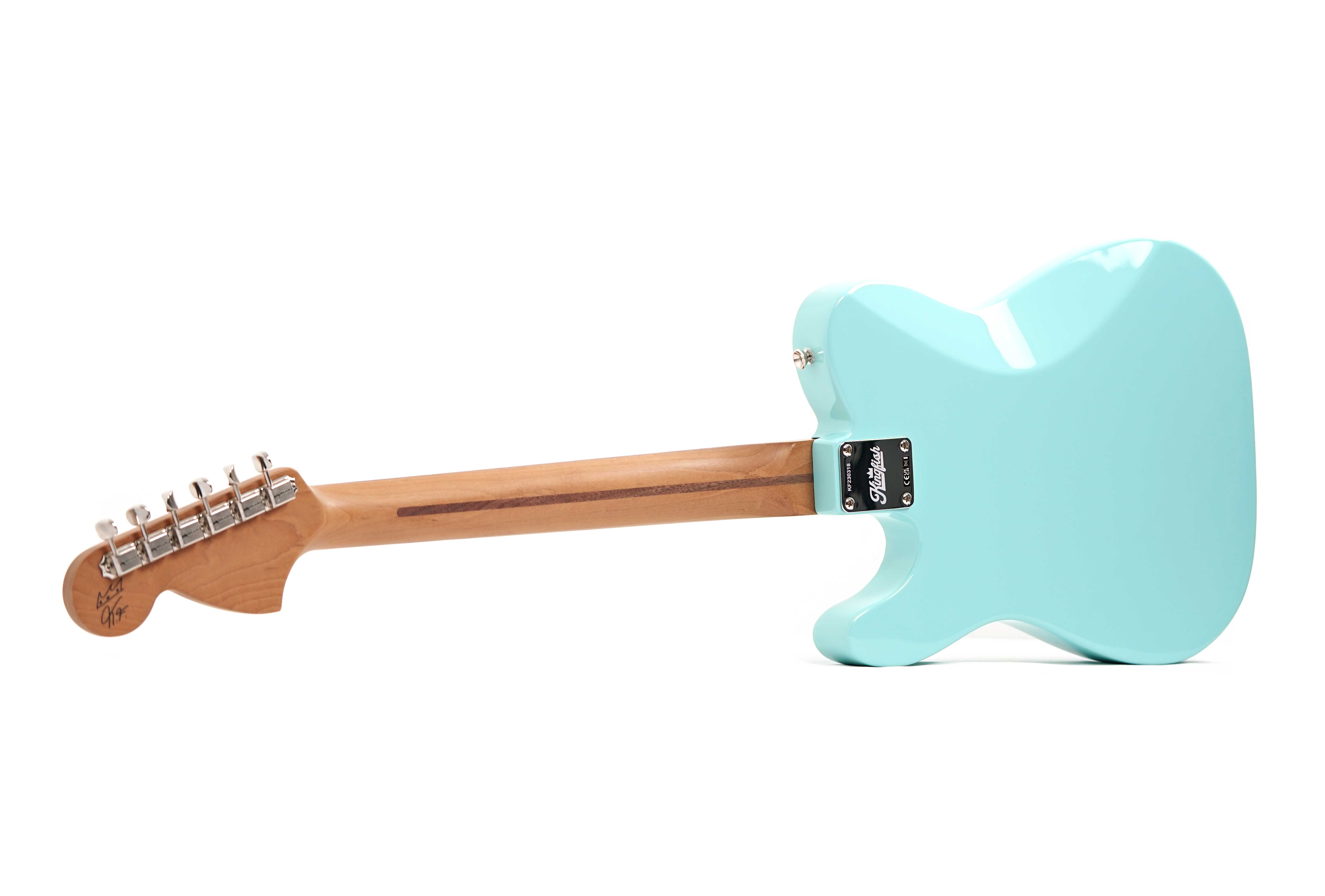 Fender Kingfish Delta Day Telecaster Daphne Blue Rosewood Fingerboard