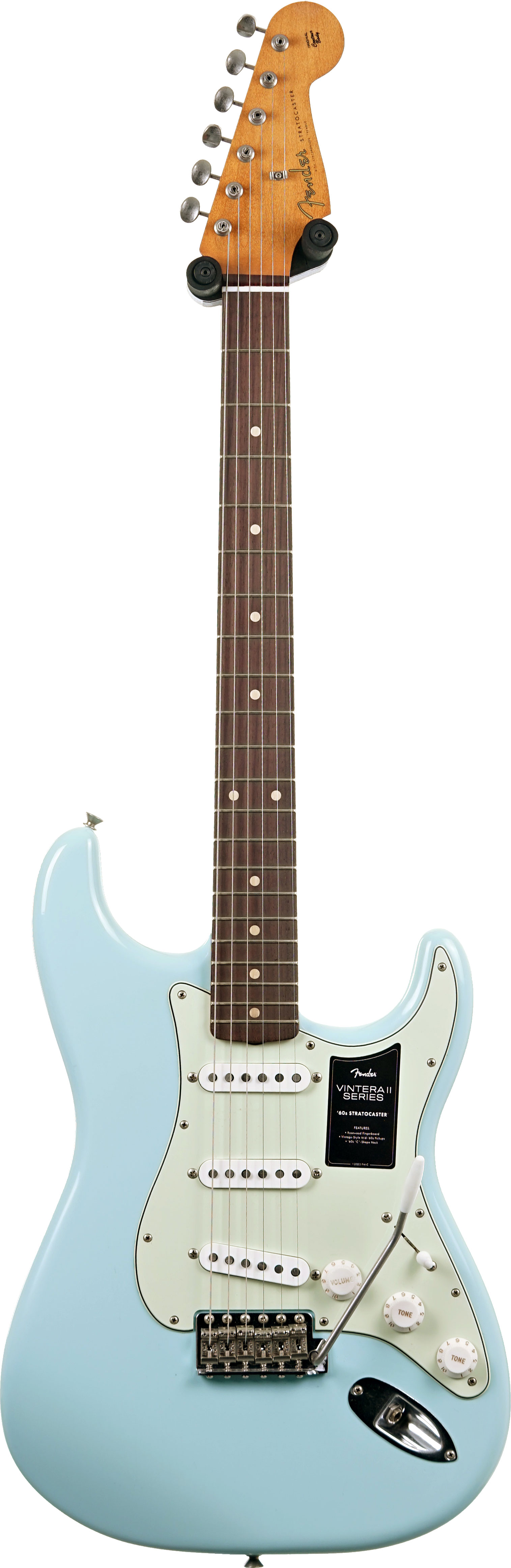 Fender Limited Edition Vintera II Roadworn 60s Stratocaster Sonic Blue Rosewood Fingerboard #MX25097992