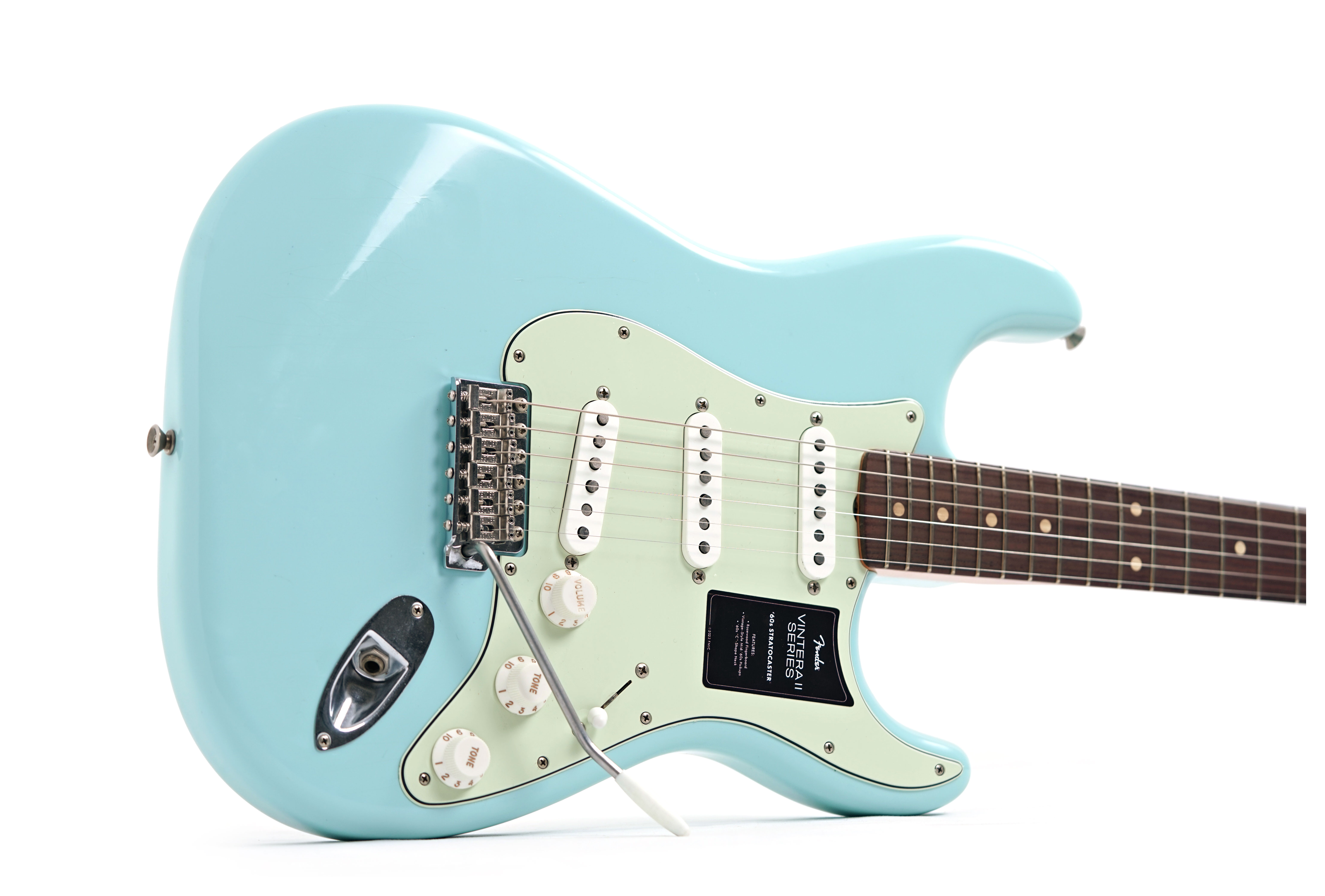 Fender Limited Edition Vintera II Roadworn 60s Stratocaster Sonic Blue Rosewood Fingerboard #MX25097992