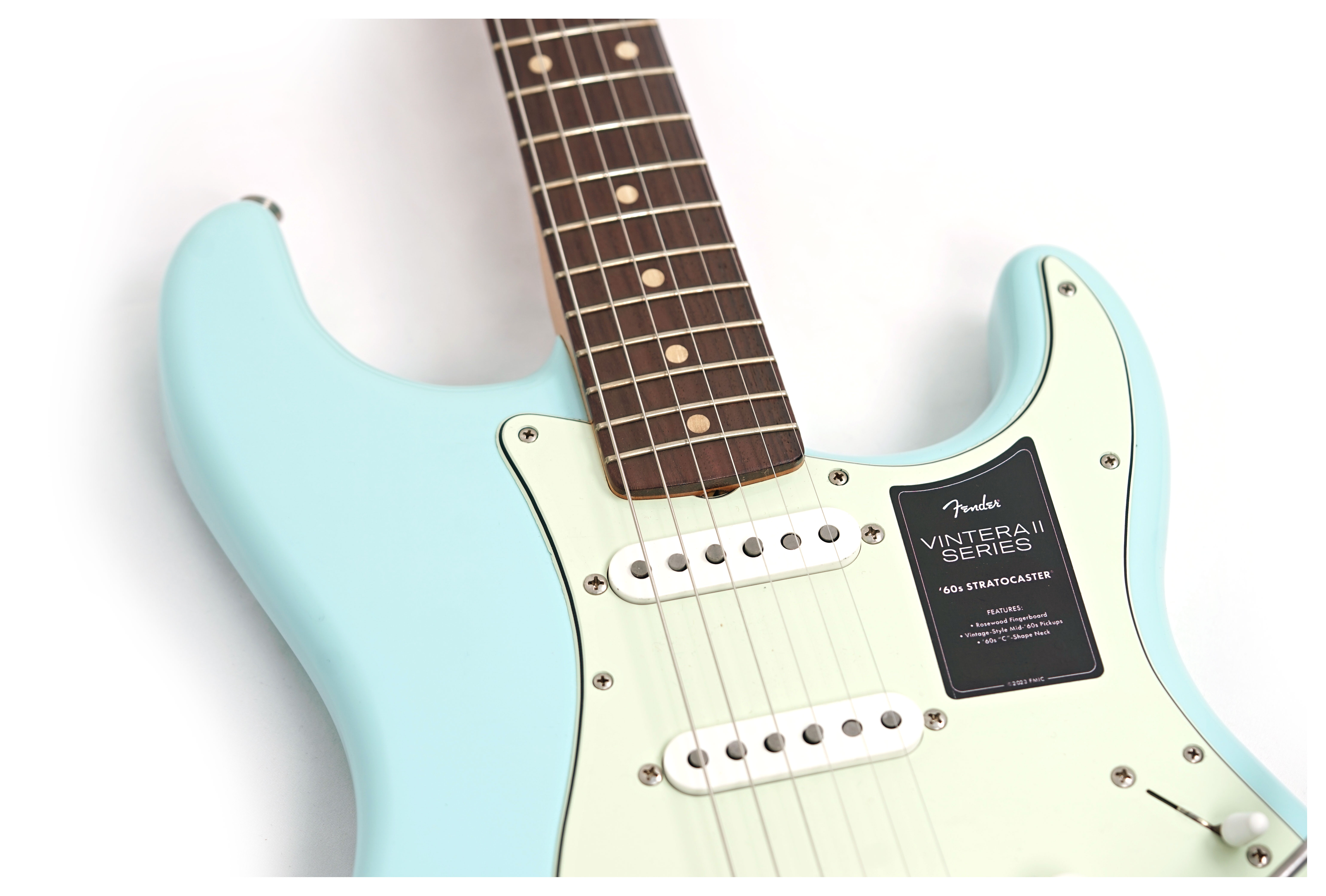 Fender Limited Edition Vintera II Roadworn 60s Stratocaster Sonic Blue Rosewood Fingerboard #MX25097992