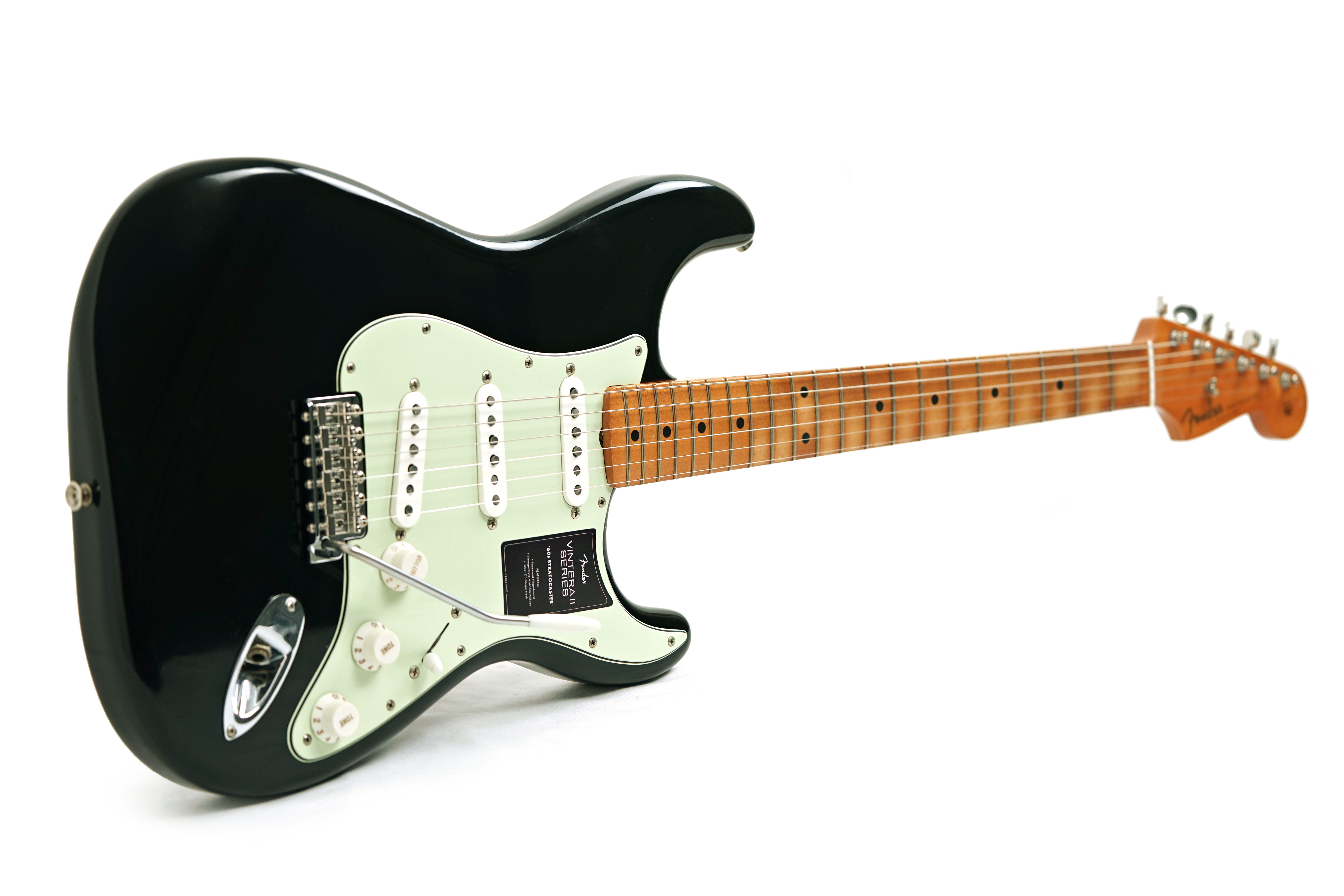 Fender Limited Edition Vintera II Roadworn 60s Stratocaster Black Maple Fingerboard #MX25066986