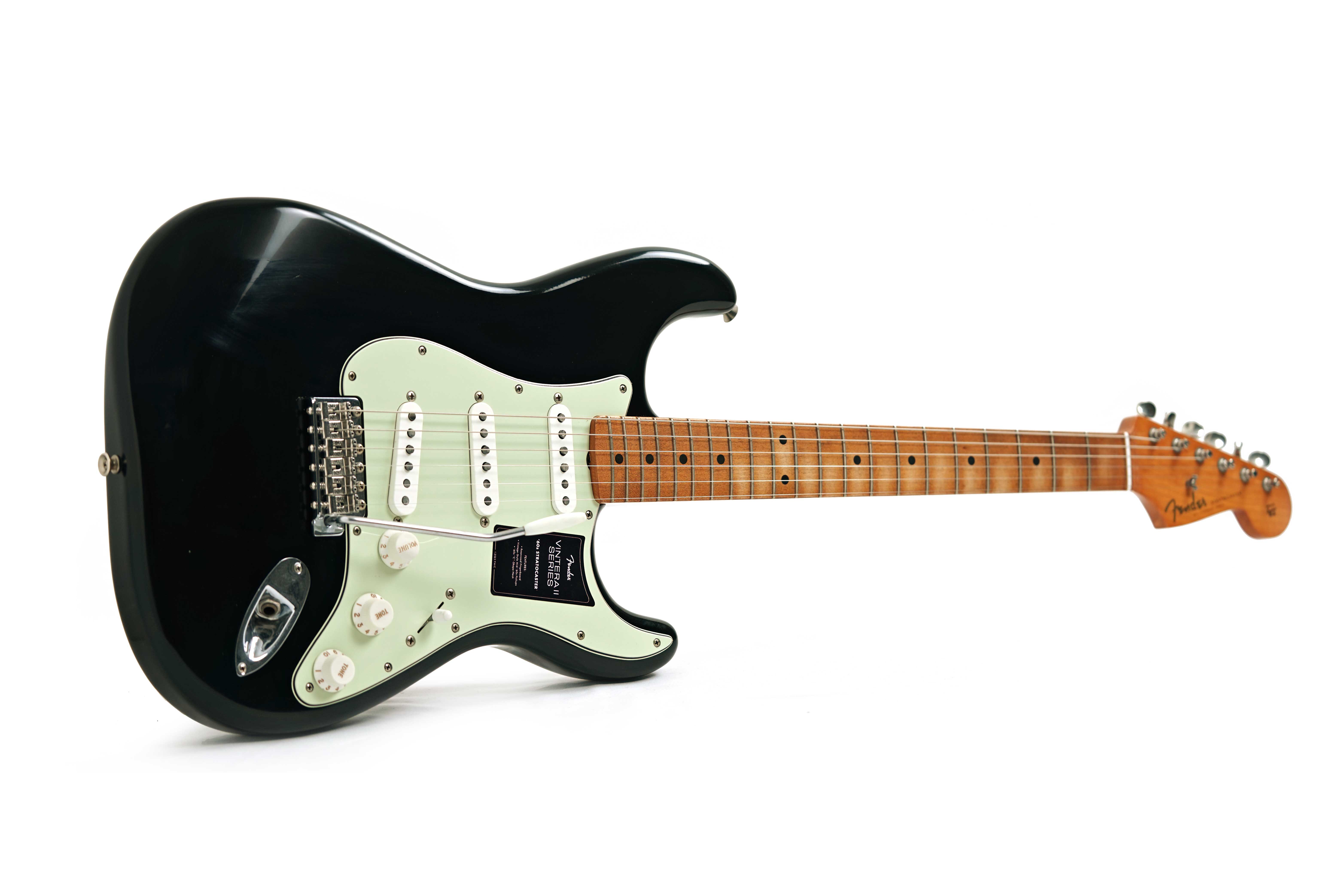 Fender Limited Edition Vintera II Roadworn 60s Stratocaster Black Maple Fingerboard #MX25089022