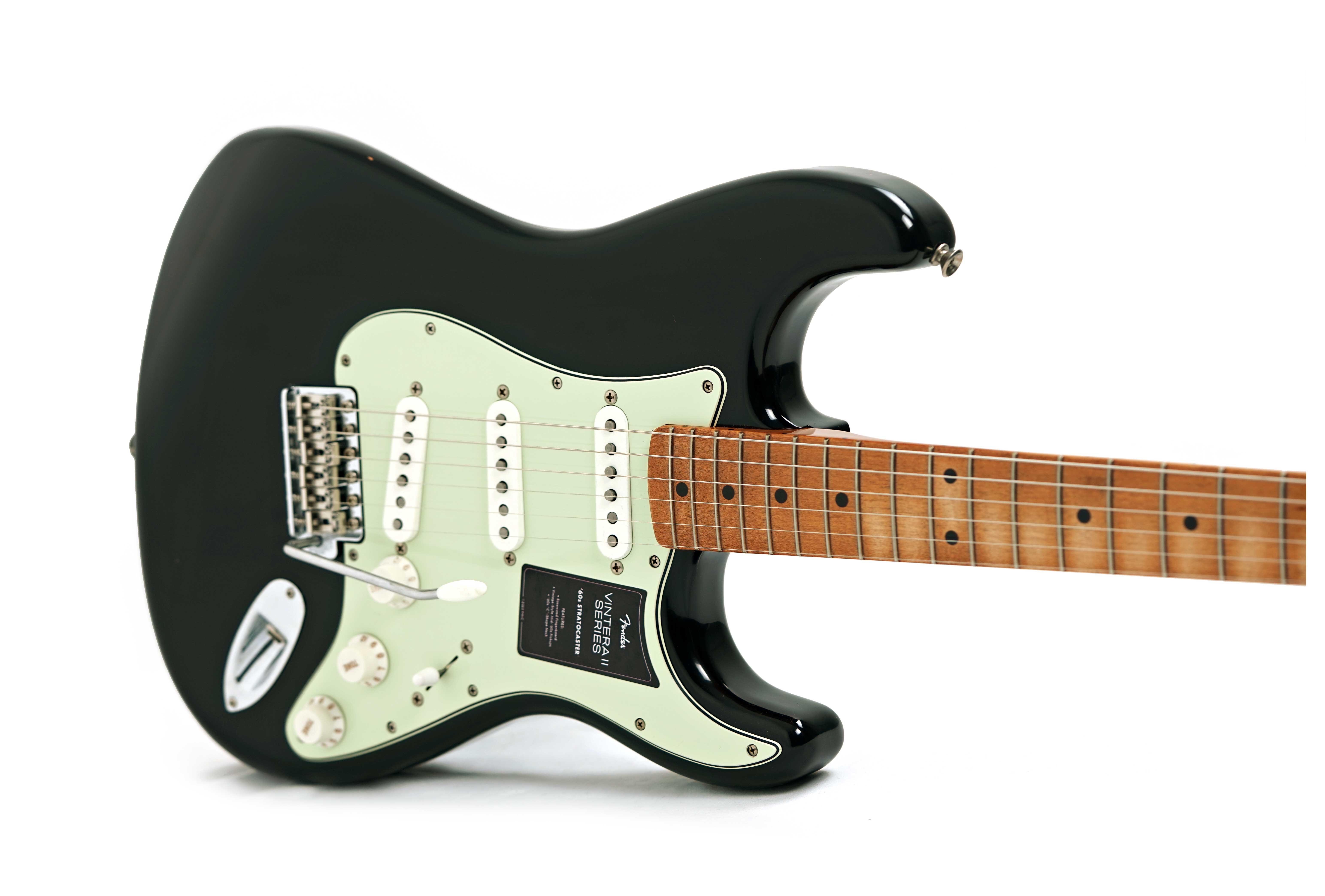 Fender Limited Edition Vintera II Roadworn 60s Stratocaster Black Maple Fingerboard #MX25089022