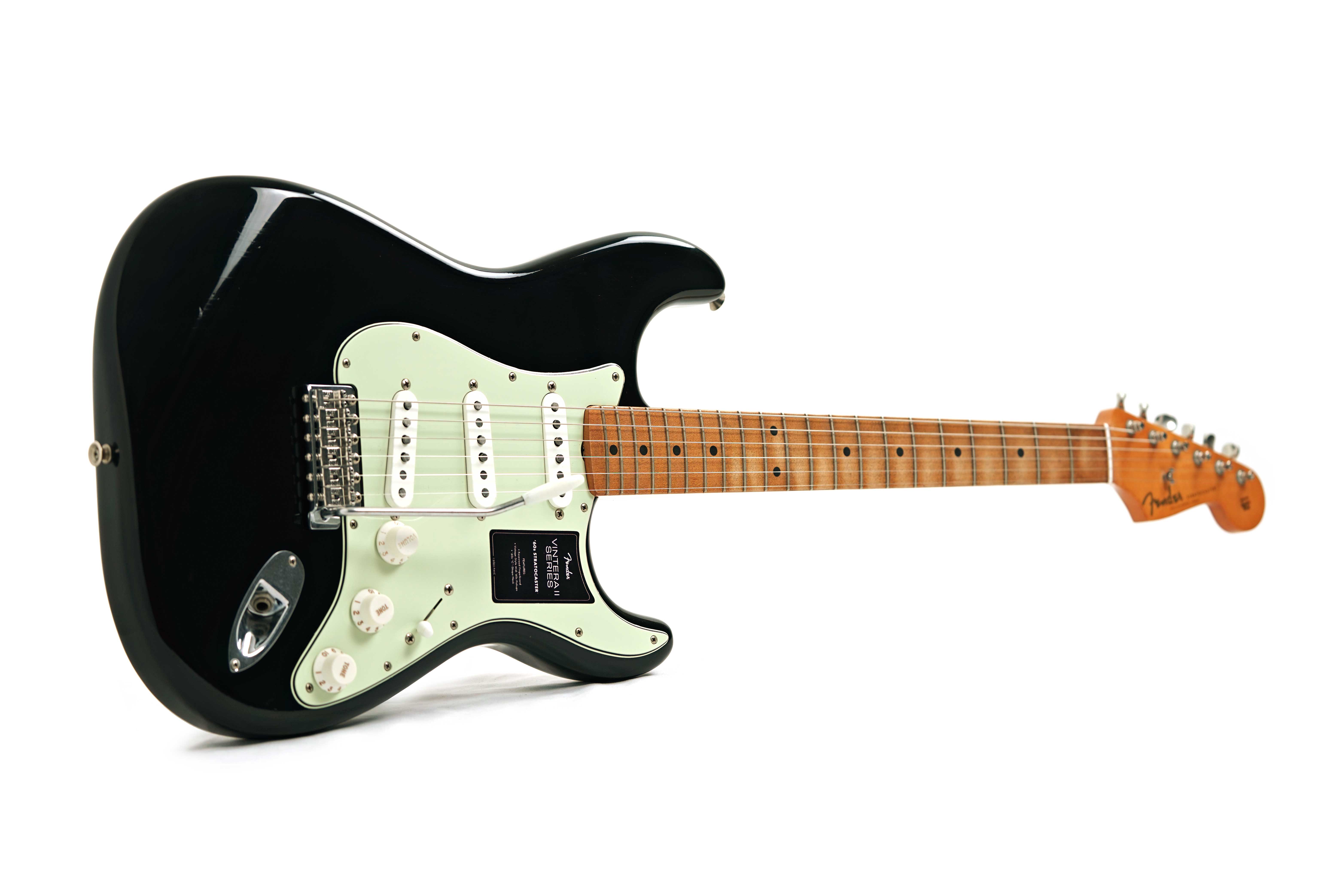 Fender Limited Edition Vintera II Road Worn '60s Stratocaster Maple Fingerboard Black #MX25089391