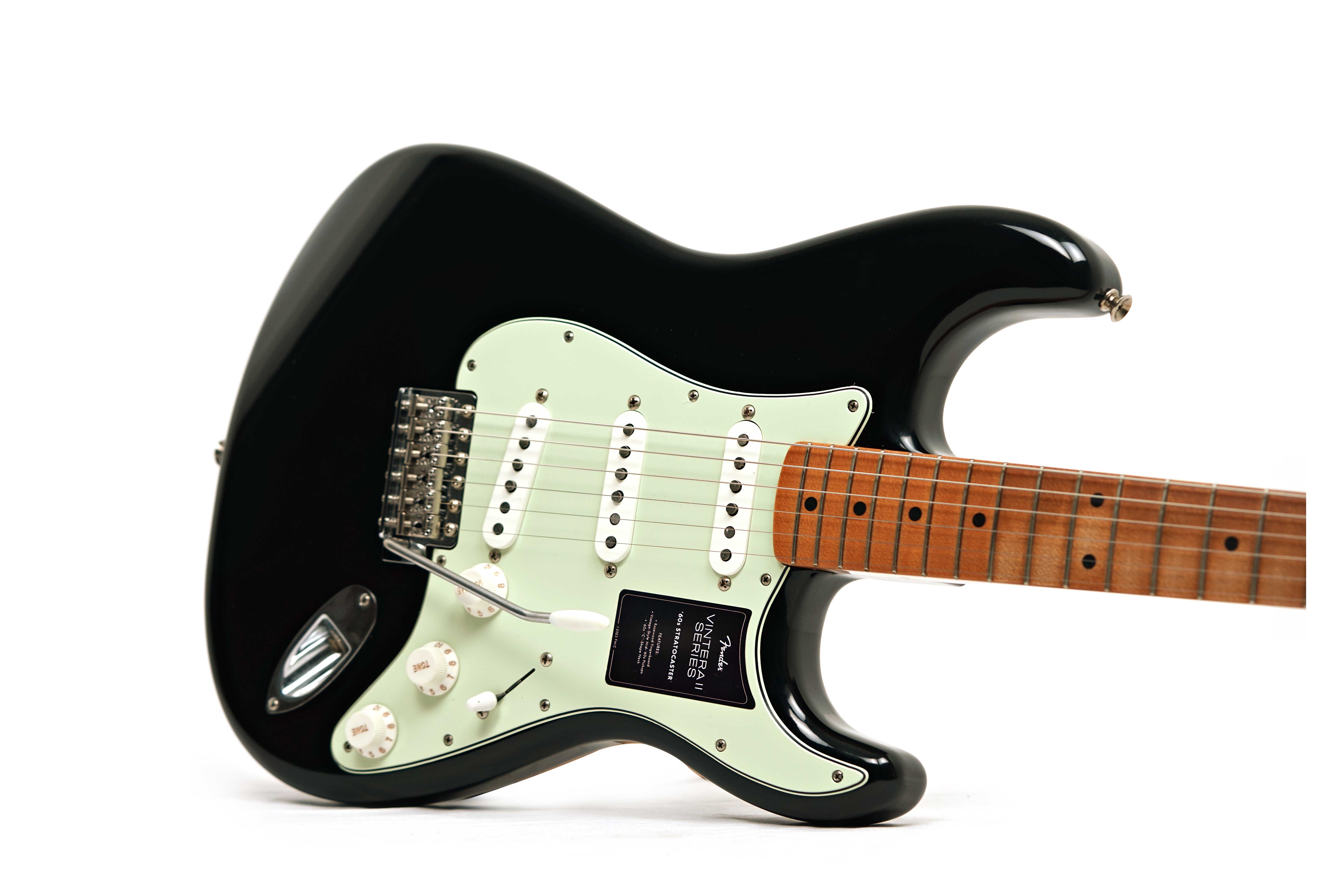 Fender Limited Edition Vintera II Roadworn 60s Stratocaster Black Maple Fingerboard (Ex-Demo) #MX25078965