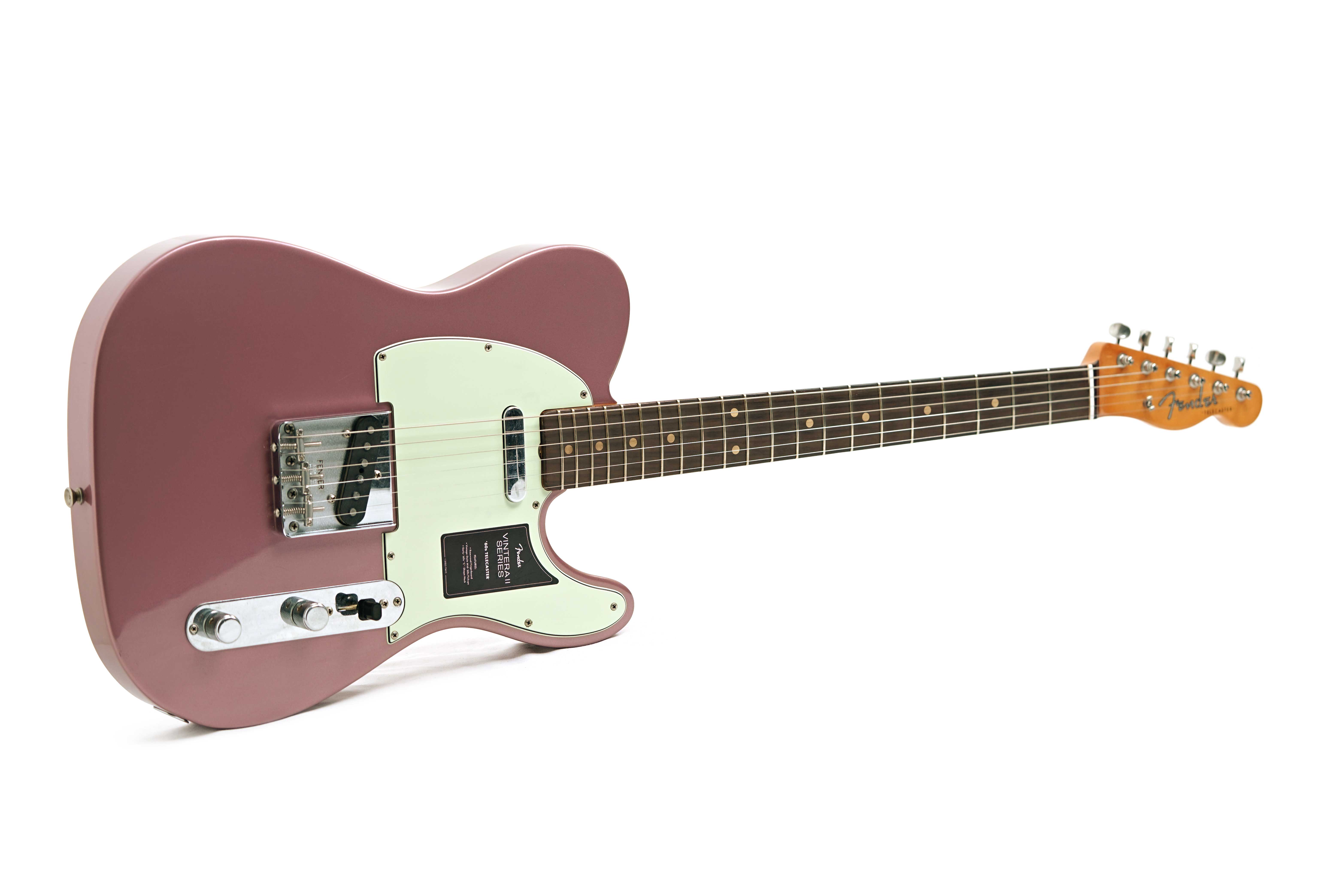 Fender Limited Edition Vintera II Road Worn '60s Telecaster Rosewood Fingerboard Burgundy Mist Metallic #MX25085973