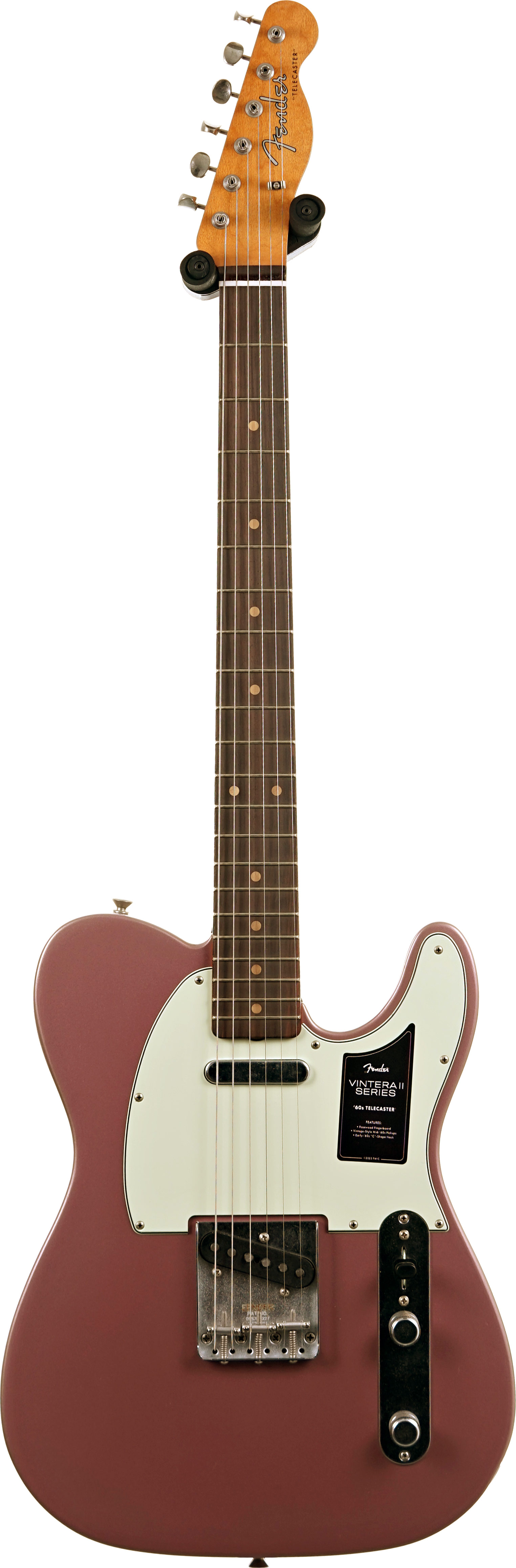 Fender Limited Edition Vintera II Road Worn '60s Telecaster Rosewood Fingerboard Burgundy Mist Metallic #MX25004865