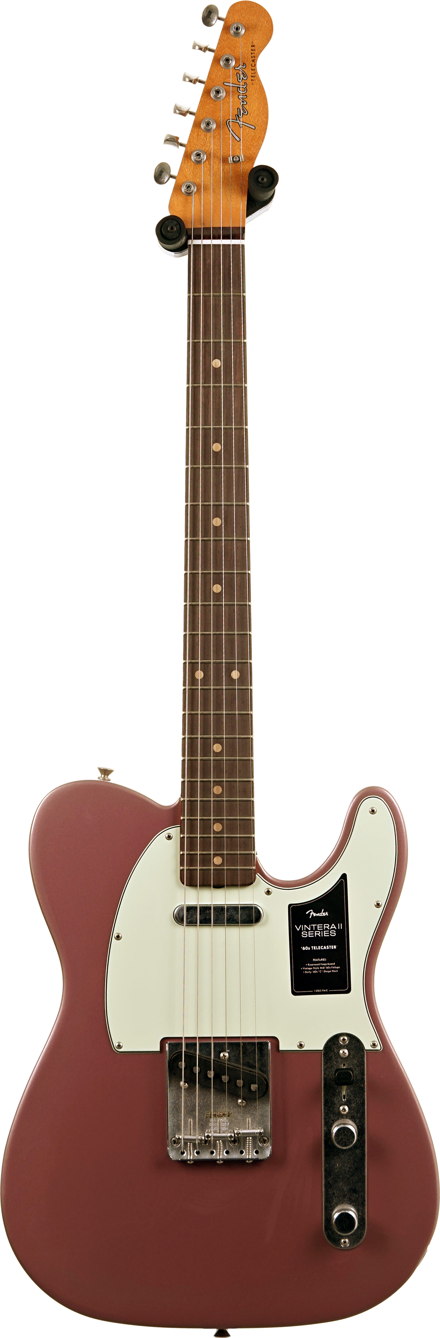 Fender Limited Edition Vintera II Road Worn '60s Telecaster Rosewood Fingerboard Burgundy Mist Metallic #MX25004863