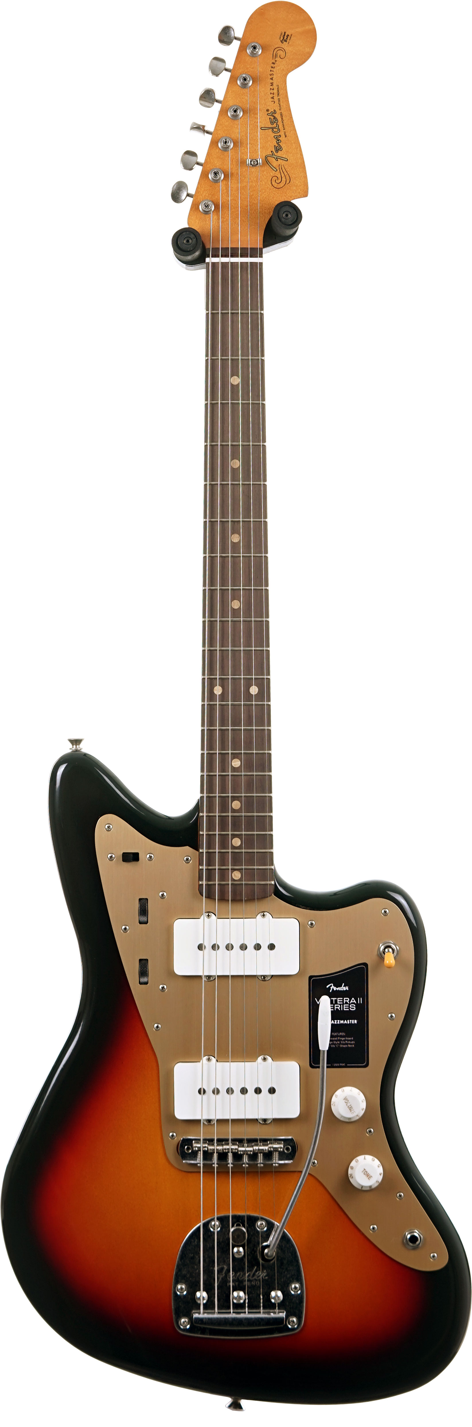 Fender Limited Edition Vintera II Road Worn '50s Jazzmaster Rosewood Fingerboard 3-Color Sunburst #MX25091021