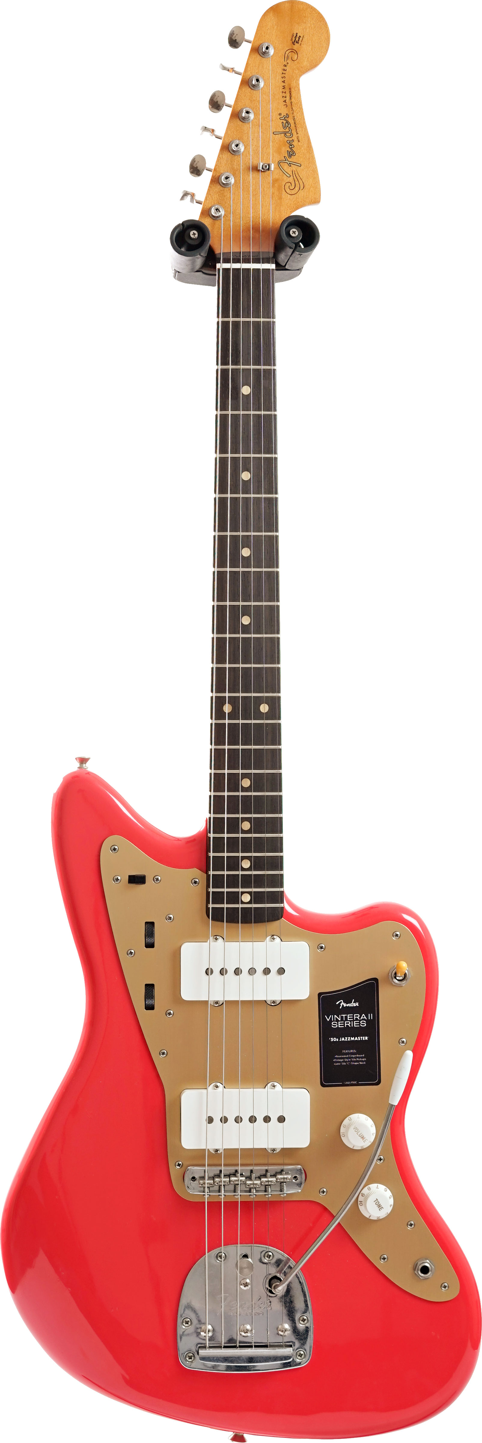 Fender Limited Edition Vintera II Roadworn 50s Jazzmaster Fiesta Red Rosewood Fingerboard #MX25064074