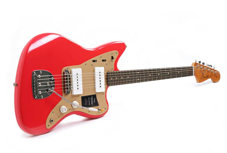 Fender Limited Edition Vintera II Roadworn 50s Jazzmaster Fiesta Red Rosewood Fingerboard #MX25066695 Fender Limited Edition Vintera II Roadworn 50s Jazzmaster Fiesta Red Rosewood Fingerboard #MX25066695