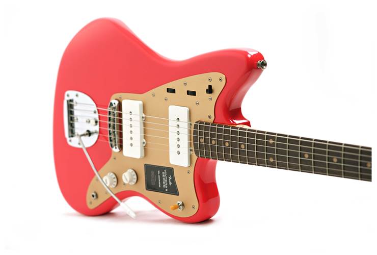 Fender Limited Edition Vintera II Roadworn 50s Jazzmaster Fiesta Red Rosewood Fingerboard #MX25066695 Fender Limited Edition Vintera II Roadworn 50s Jazzmaster Fiesta Red Rosewood Fingerboard #MX25066695
