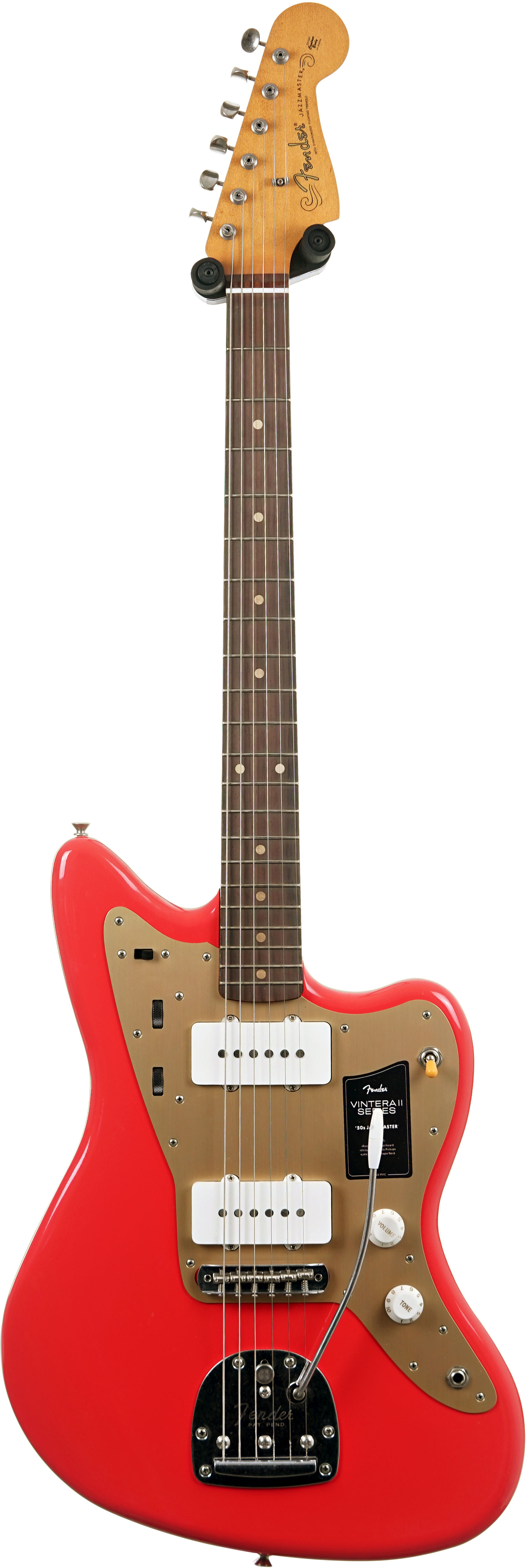 Fender Limited Edition Vintera II Road Worn '50s Jazzmaster Rosewood Fingerboard Fiesta Red #MX25065411