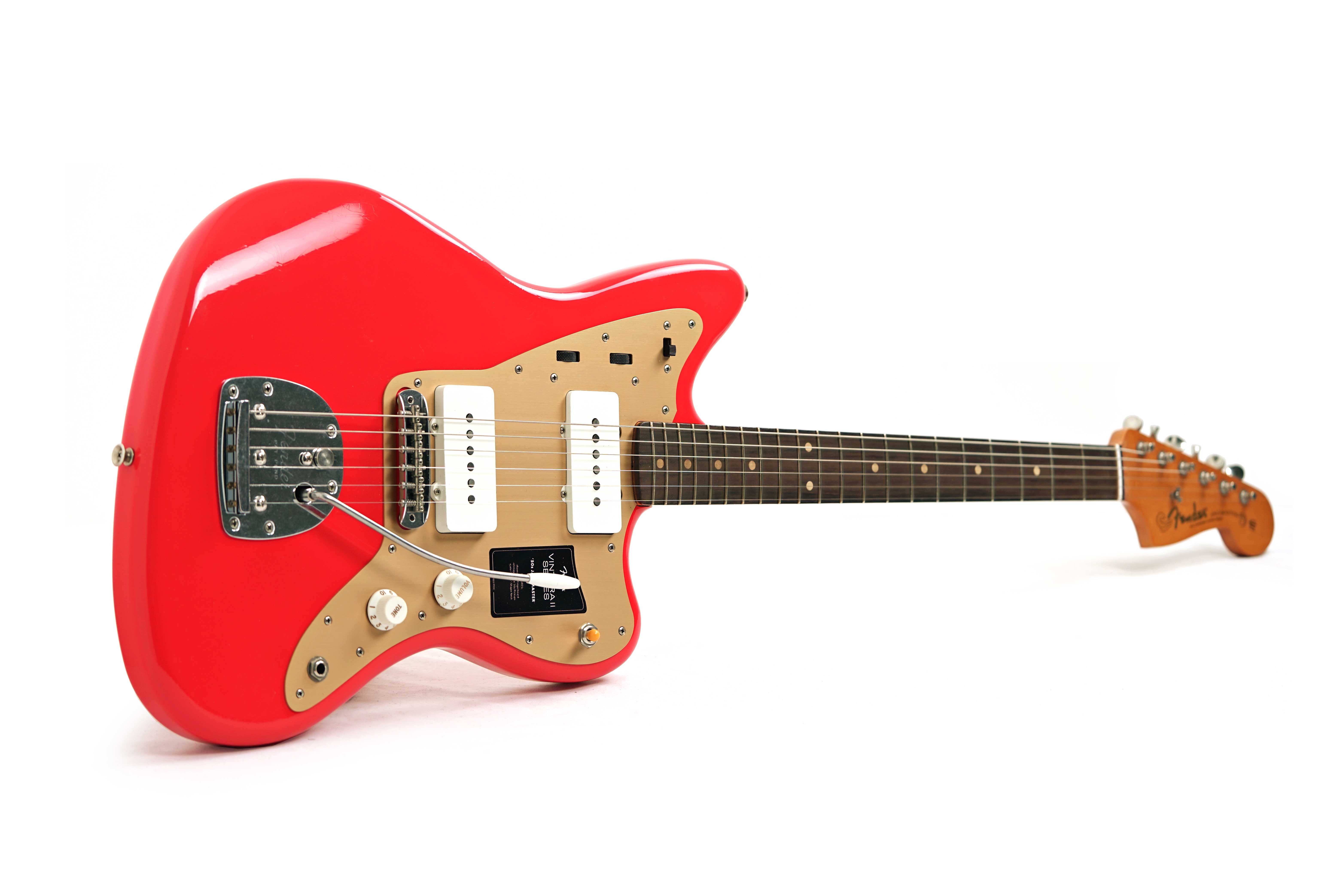Fender Limited Edition Vintera II Road Worn '50s Jazzmaster Rosewood Fingerboard Fiesta Red #MX25065411