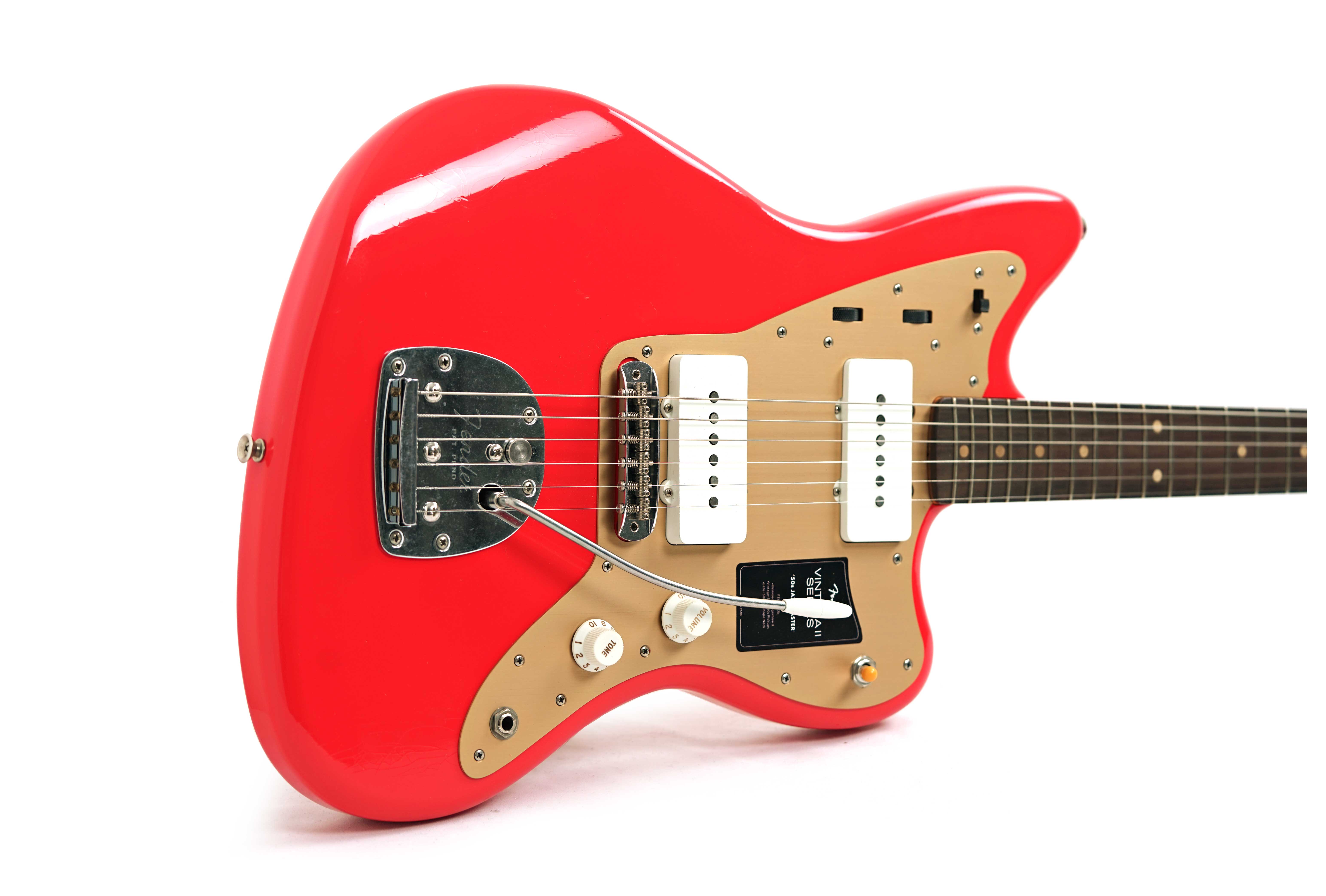 Fender Limited Edition Vintera II Road Worn '50s Jazzmaster Rosewood Fingerboard Fiesta Red #MX25065411