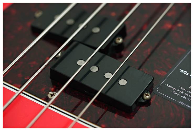 Fender Limited Edition Vintera II Roadworn 60s Precision Bass Fiesta Red Rosewood Fingerboard #MX25096275 Fender Limited Edition Vintera II Roadworn 60s Precision Bass Fiesta Red Rosewood Fingerboard #MX25096275