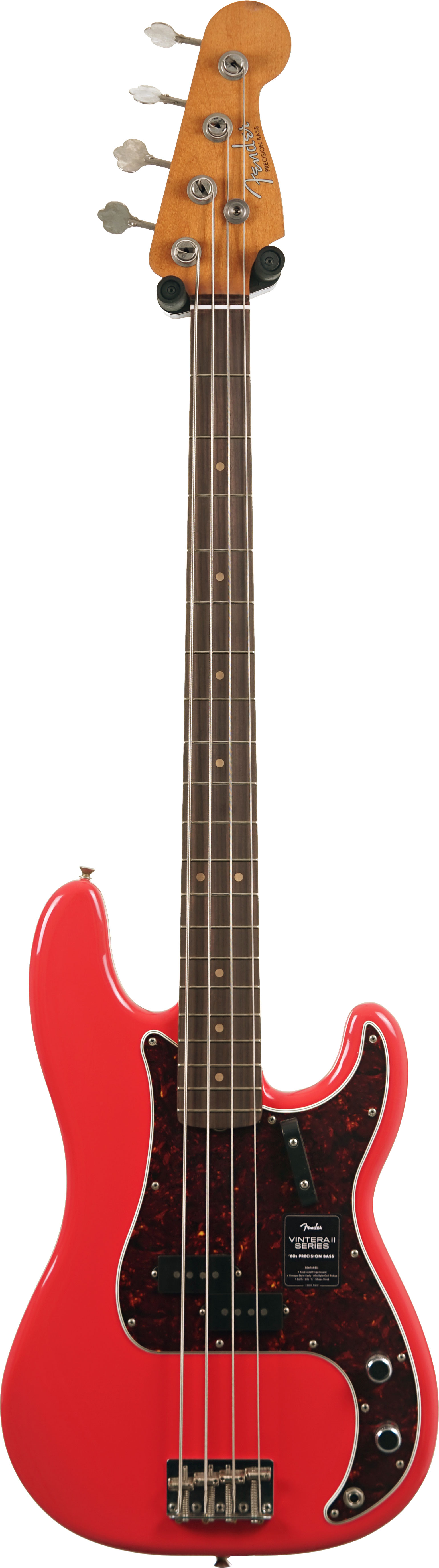 Fender Limited Edition Vintera II Road Worn '60s Precision Bass Rosewood Fingerboard Fiesta Red #MX25094215