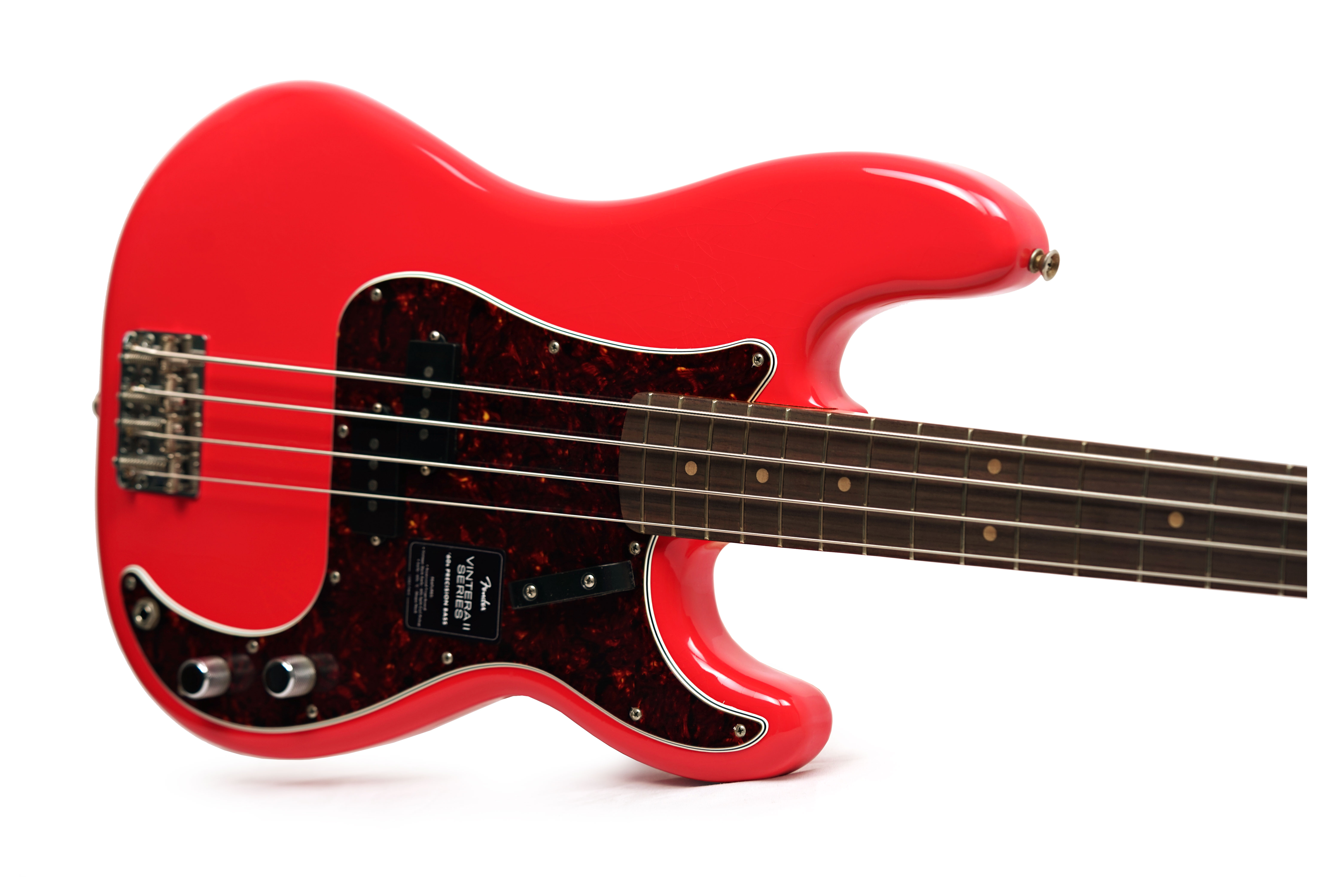 Fender Limited Edition Vintera II Road Worn '60s Precision Bass Rosewood Fingerboard Fiesta Red #MX25094215