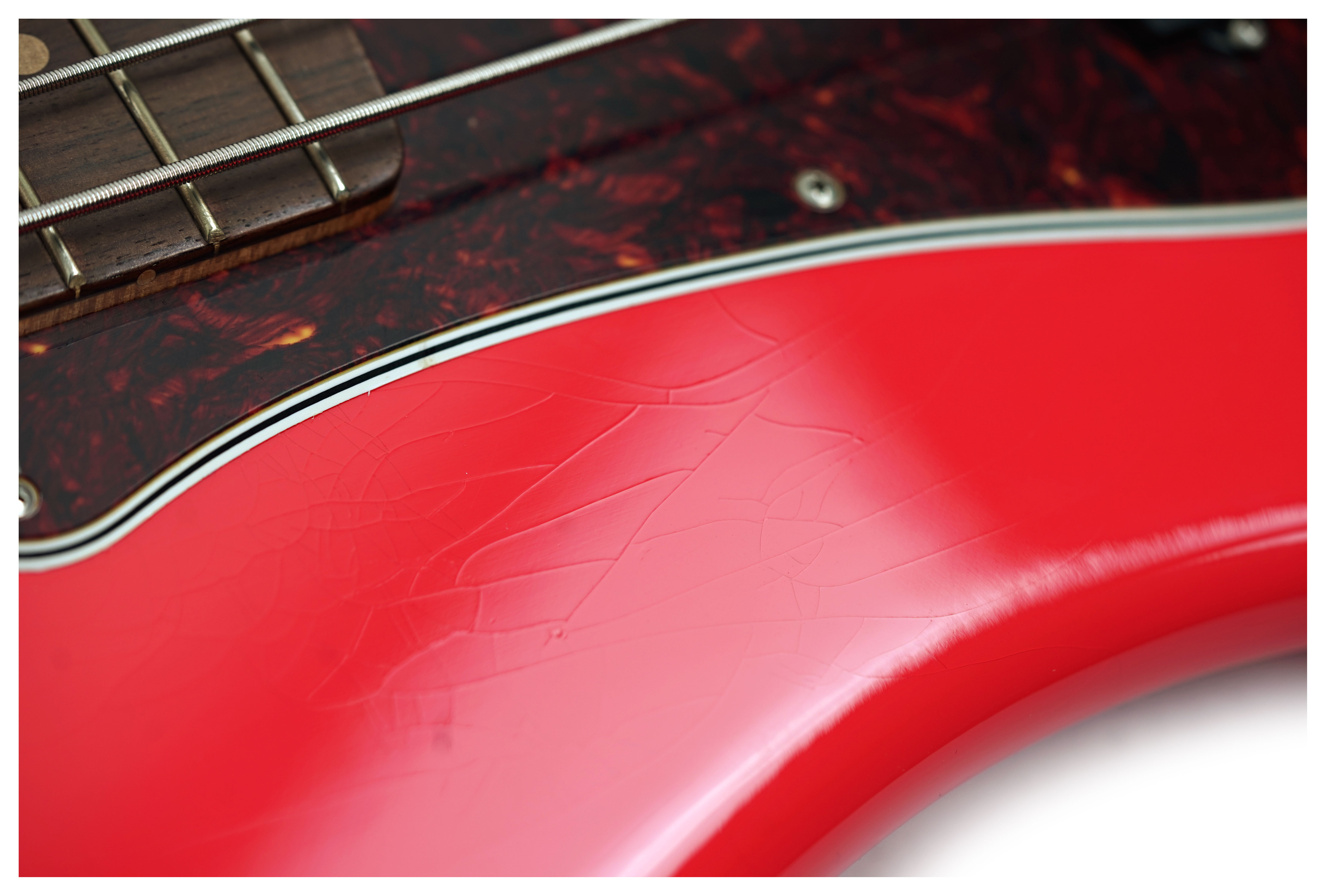 Fender Limited Edition Vintera II Road Worn '60s Precision Bass Rosewood Fingerboard Fiesta Red #MX25094215