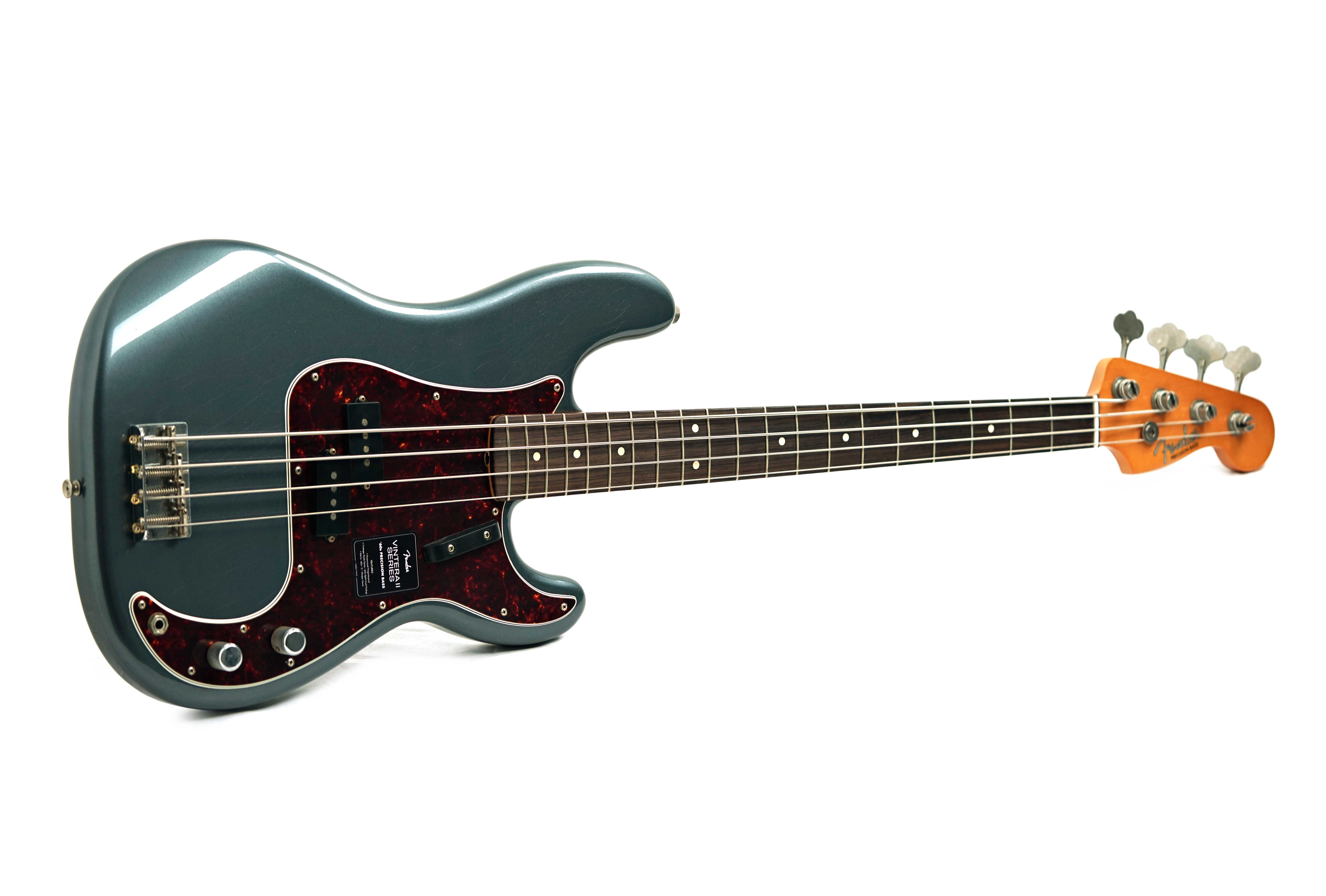 Fender Limited Edition Vintera II Road Worn '60s Precision Bass Rosewood Fingerboard Charcoal Frost Metallic #MX25138294