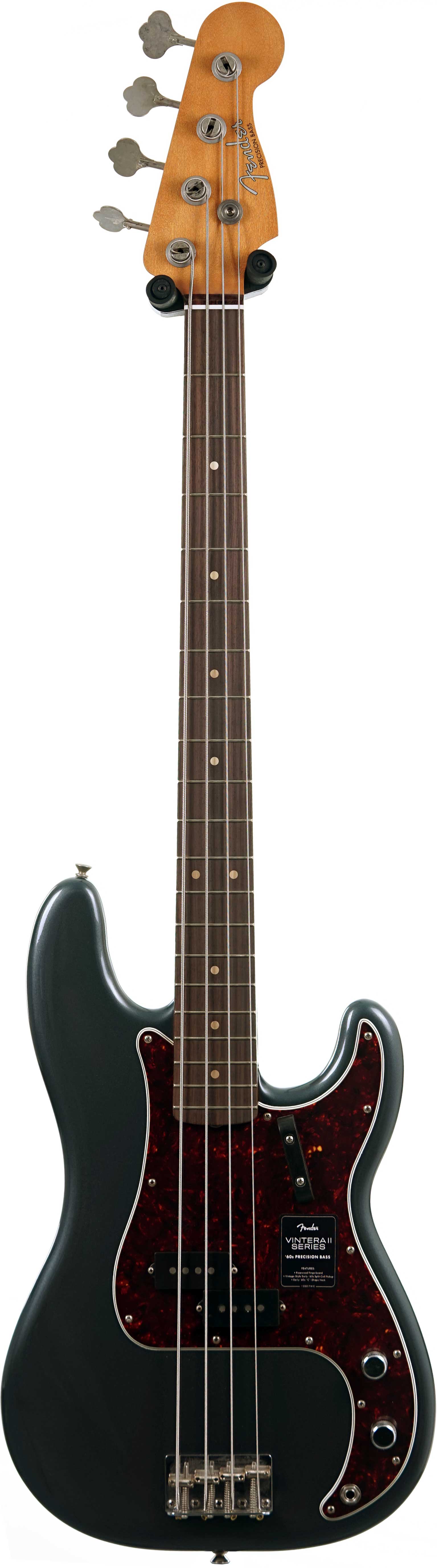 Fender Limited Edition Vintera II Road Worn '60s Precision Bass Rosewood Fingerboard Charcoal Frost Metallic #MX25008107