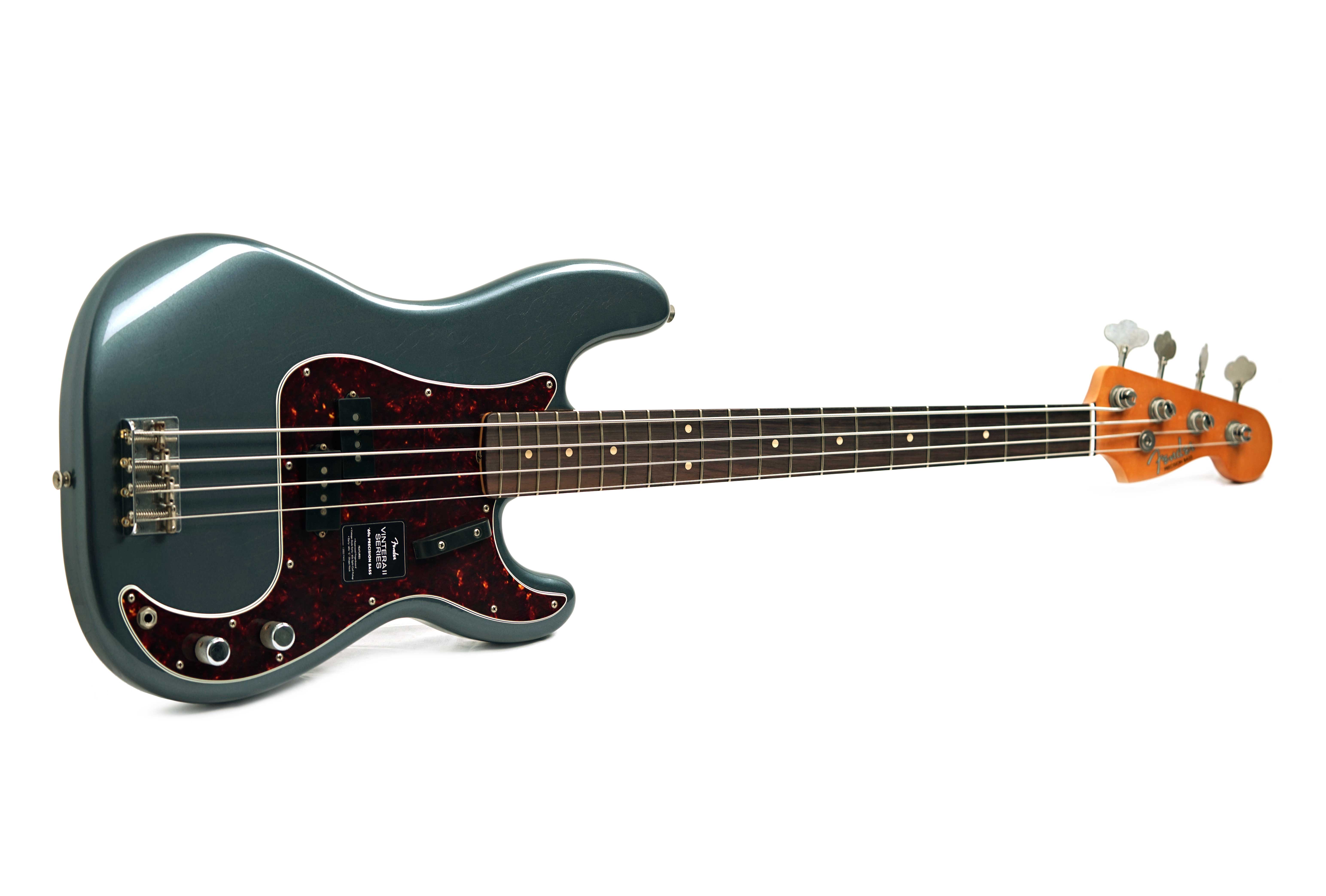 Fender Limited Edition Vintera II Road Worn '60s Precision Bass Rosewood Fingerboard Charcoal Frost Metallic #MX25143697