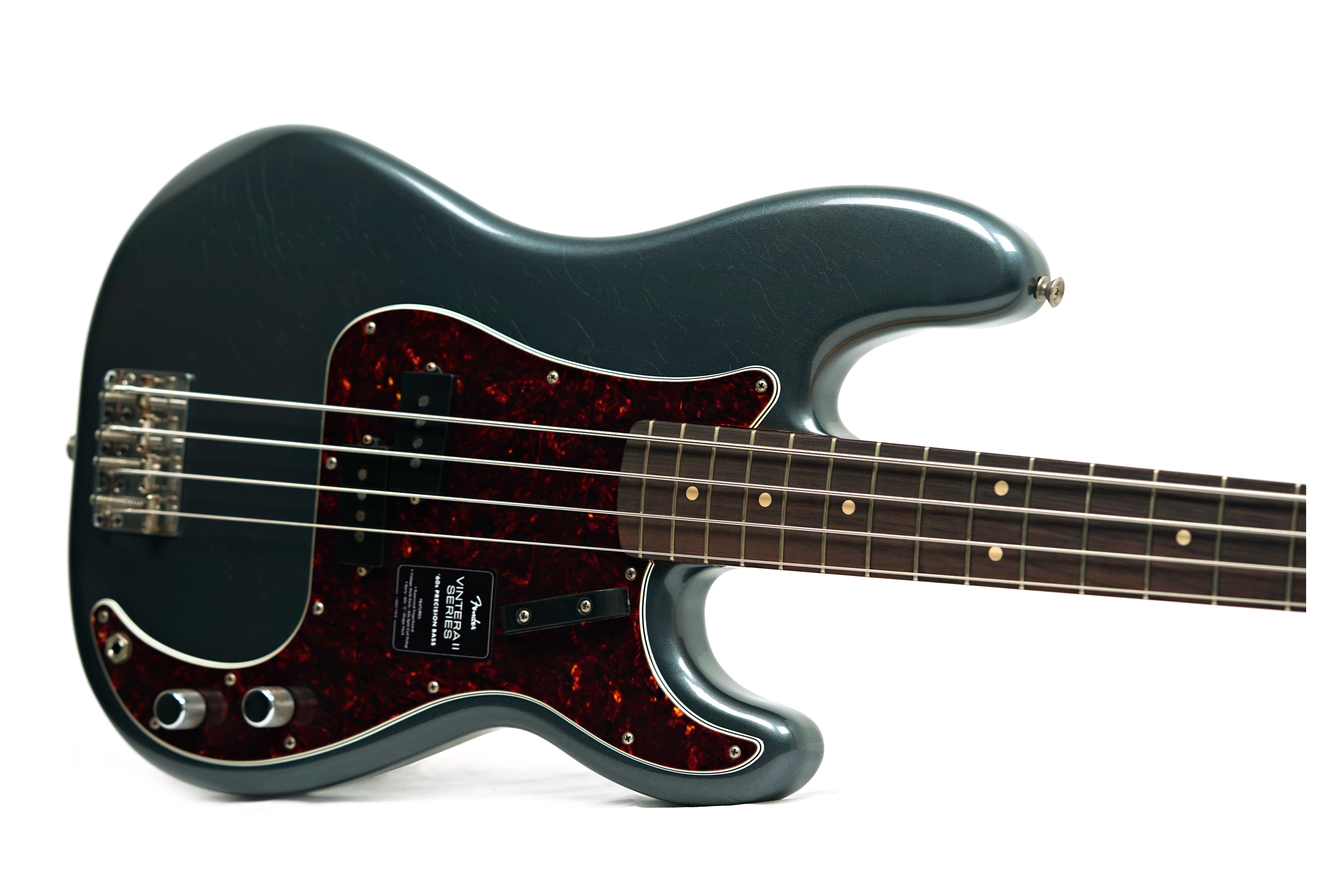 Fender Limited Edition Vintera II Road Worn '60s Precision Bass Rosewood Fingerboard Charcoal Frost Metallic #MX25143697