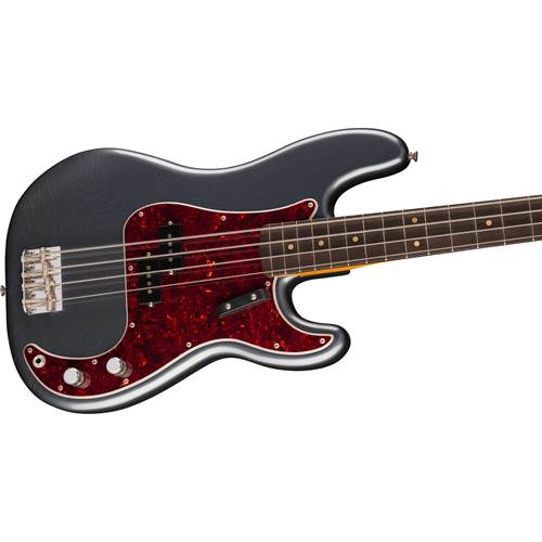 Fender Limited Edition Vintera II Road Worn '60s Precision Bass Rosewood Fingerboard Charcoal Frost Metallic Fender Limited Edition Vintera II Road Worn '60s Precision Bass Rosewood Fingerboard Charcoal Frost Metallic