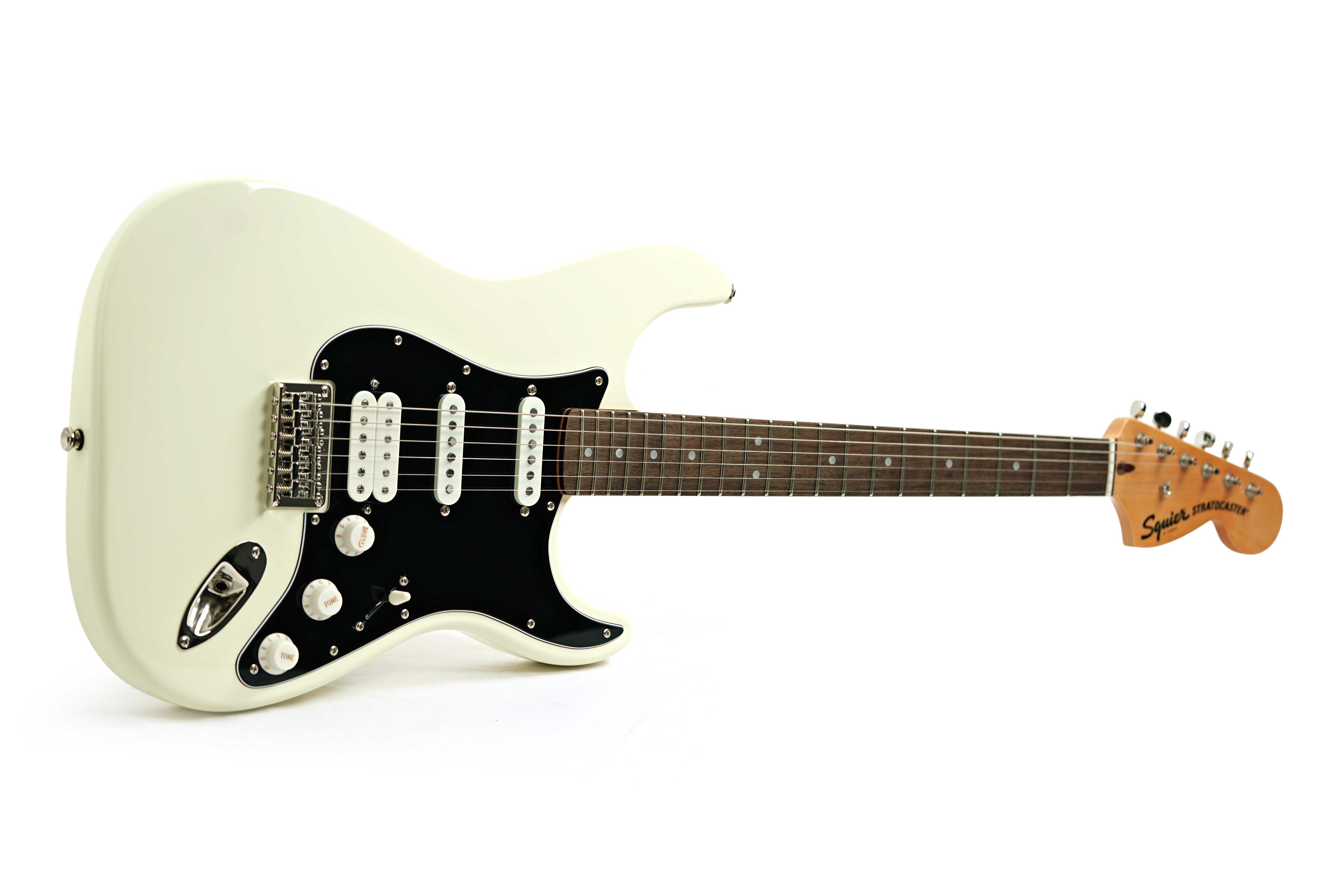 Squier Classic Vibe 70s Stratocaster Hardtail HSS Olympic White Indian Laurel Fingerboard (Ex-Demo) #ICSE25027329