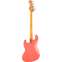 Squier Classic Vibe 60s Jazz Bass Tahitian Coral Indian Laurel Back View