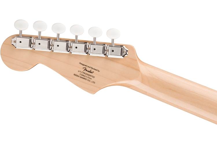 Squier Hello Kitty Stratocaster White Maple Fingerboard Squier Hello Kitty Stratocaster White Maple Fingerboard