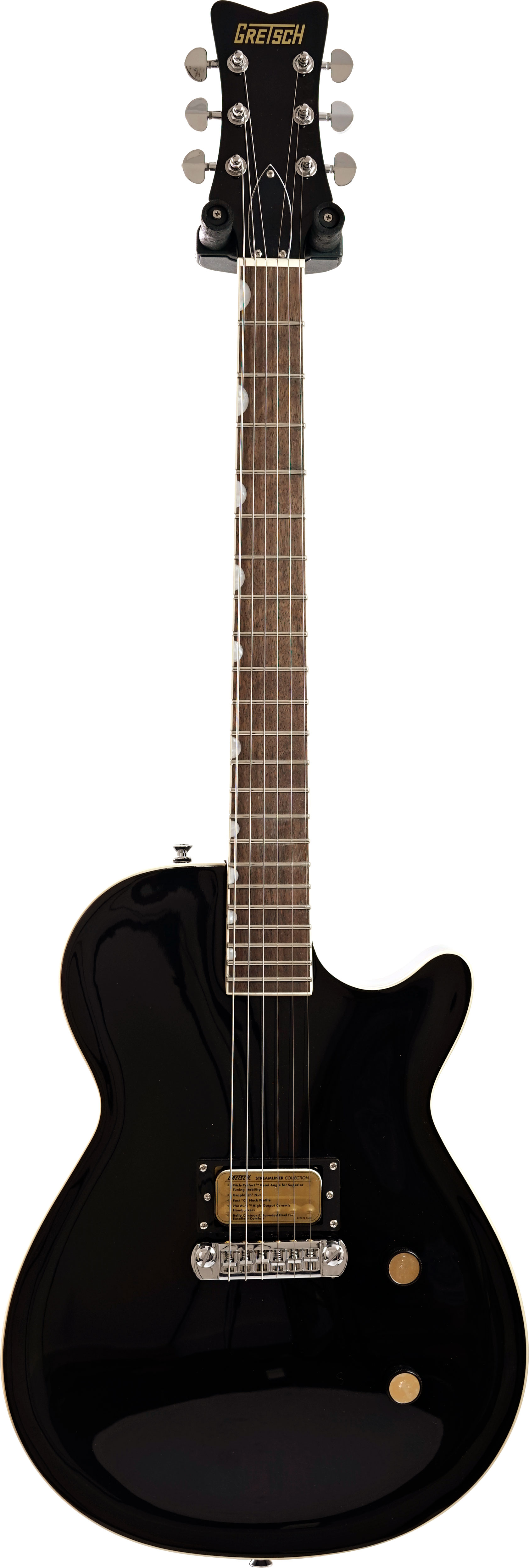 Gretsch Streamliner Jet 1 Pickup Jet Black (Nearly New) #CTG25100058