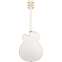 Gretsch Synchromatic Falcon Hollow Body Single-Cut with Bigsby Ebony Fingerboard Snowcrest White Back View
